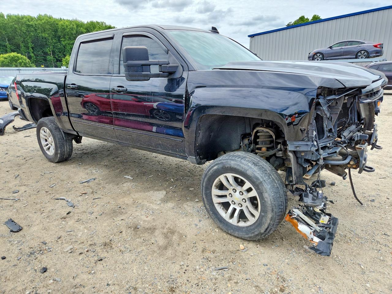 2016 Chevrolet Silverado K1500 Lt Black vin: 3GCUKREC0GG108711