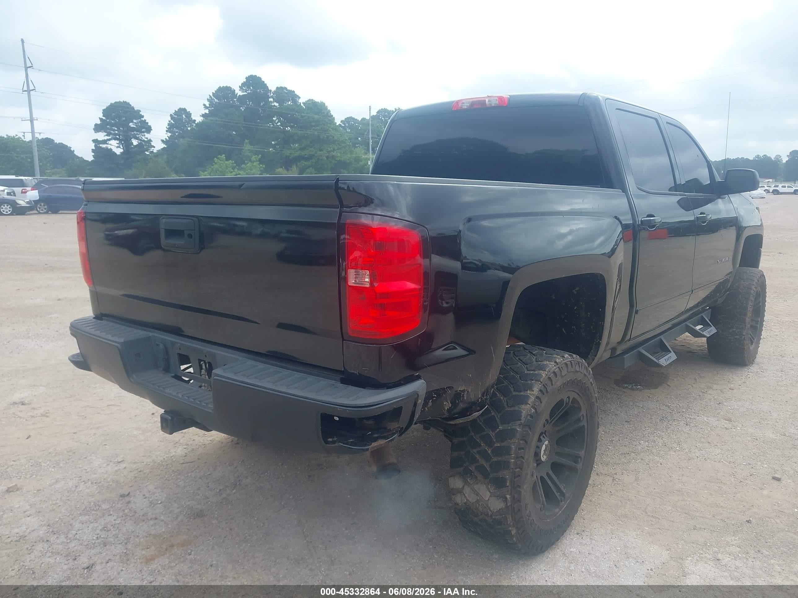 2016 Chevrolet Silverado 1500 1lt/2lt Black vin: 3GCUKREC0GG300825
