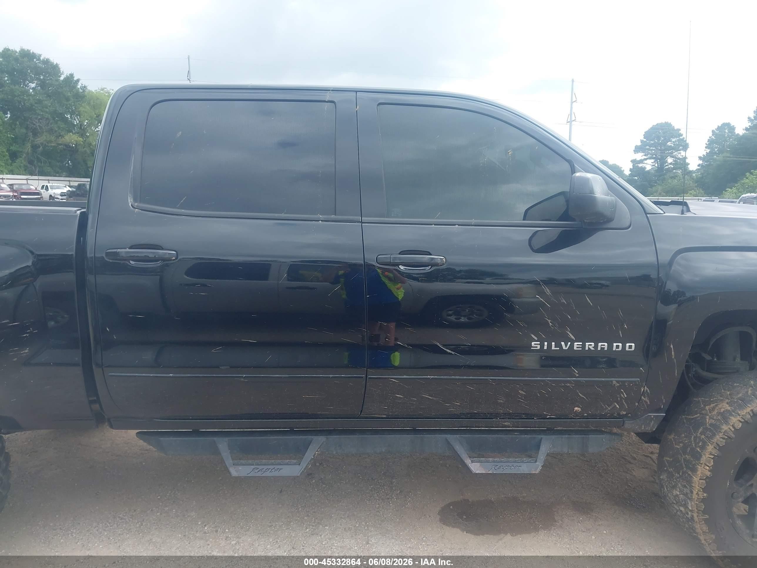 2016 Chevrolet Silverado 1500 1lt/2lt Black vin: 3GCUKREC0GG300825