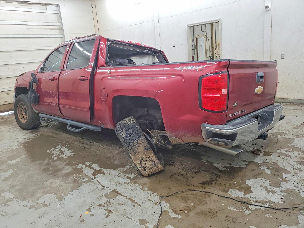 2018 Chevrolet Silverado K1500 Lt Red vin: 3GCUKREC0JG510624