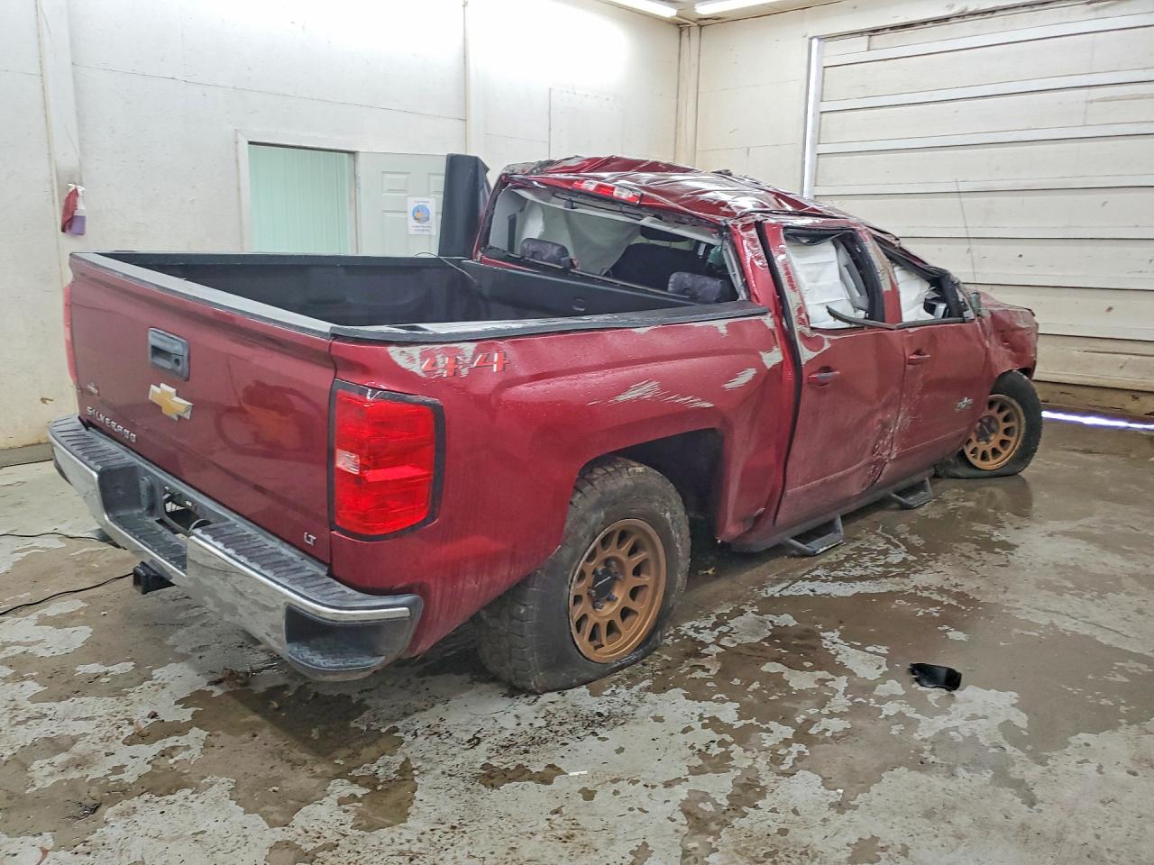 2018 Chevrolet Silverado K1500 Lt Red vin: 3GCUKREC0JG510624