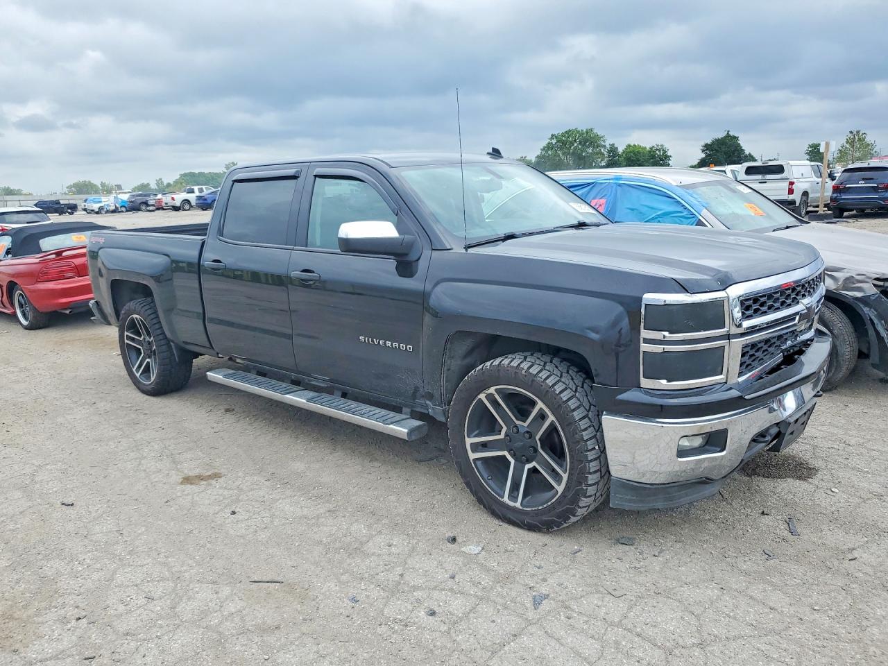 2014 Chevrolet Silverado C1500 Heavy Duty Black vin: 3GCUKREC1EG112084