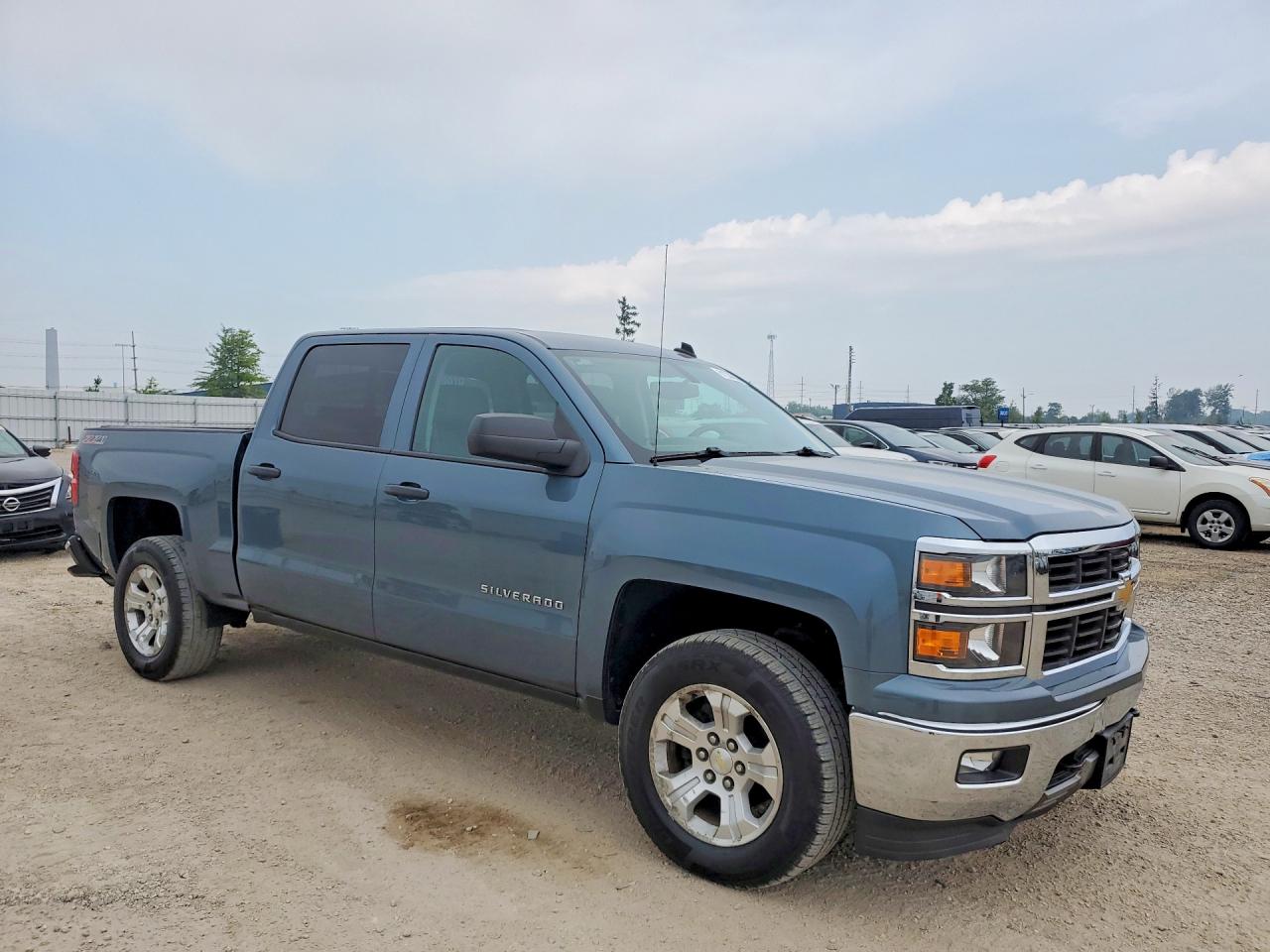 2014 Chevrolet Silverado K1500 Lt Blue vin: 3GCUKREC1EG122288