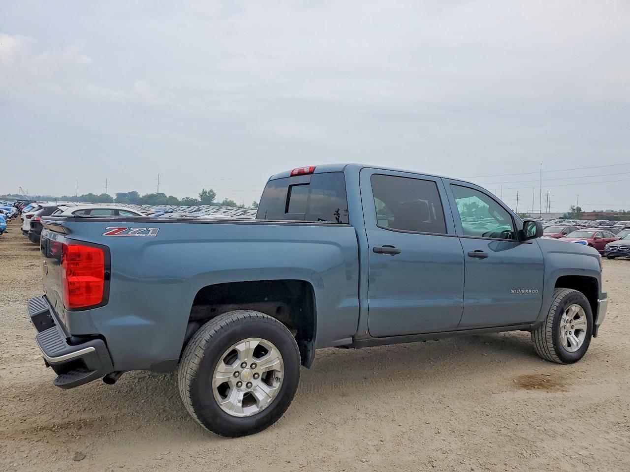 2014 Chevrolet Silverado K1500 Lt Blue vin: 3GCUKREC1EG122288