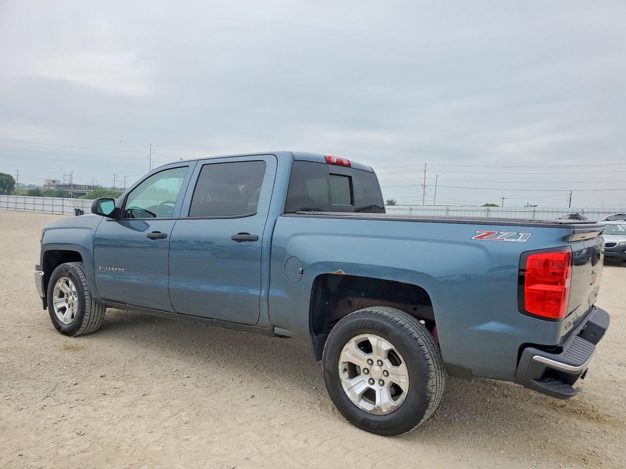 2014 Chevrolet Silverado K1500 Lt Blue vin: 3GCUKREC1EG122288