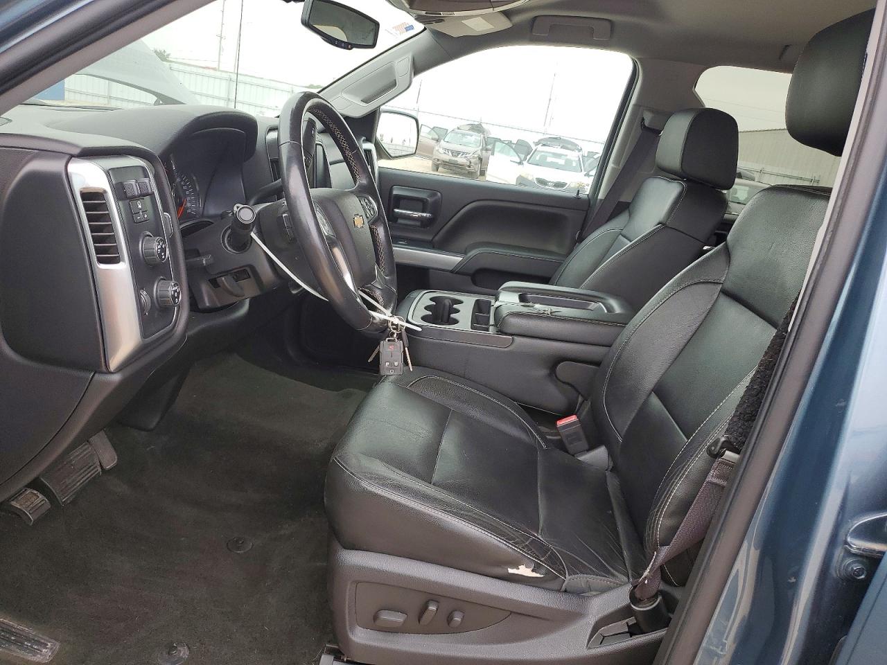 2014 Chevrolet Silverado K1500 Lt Blue vin: 3GCUKREC1EG122288