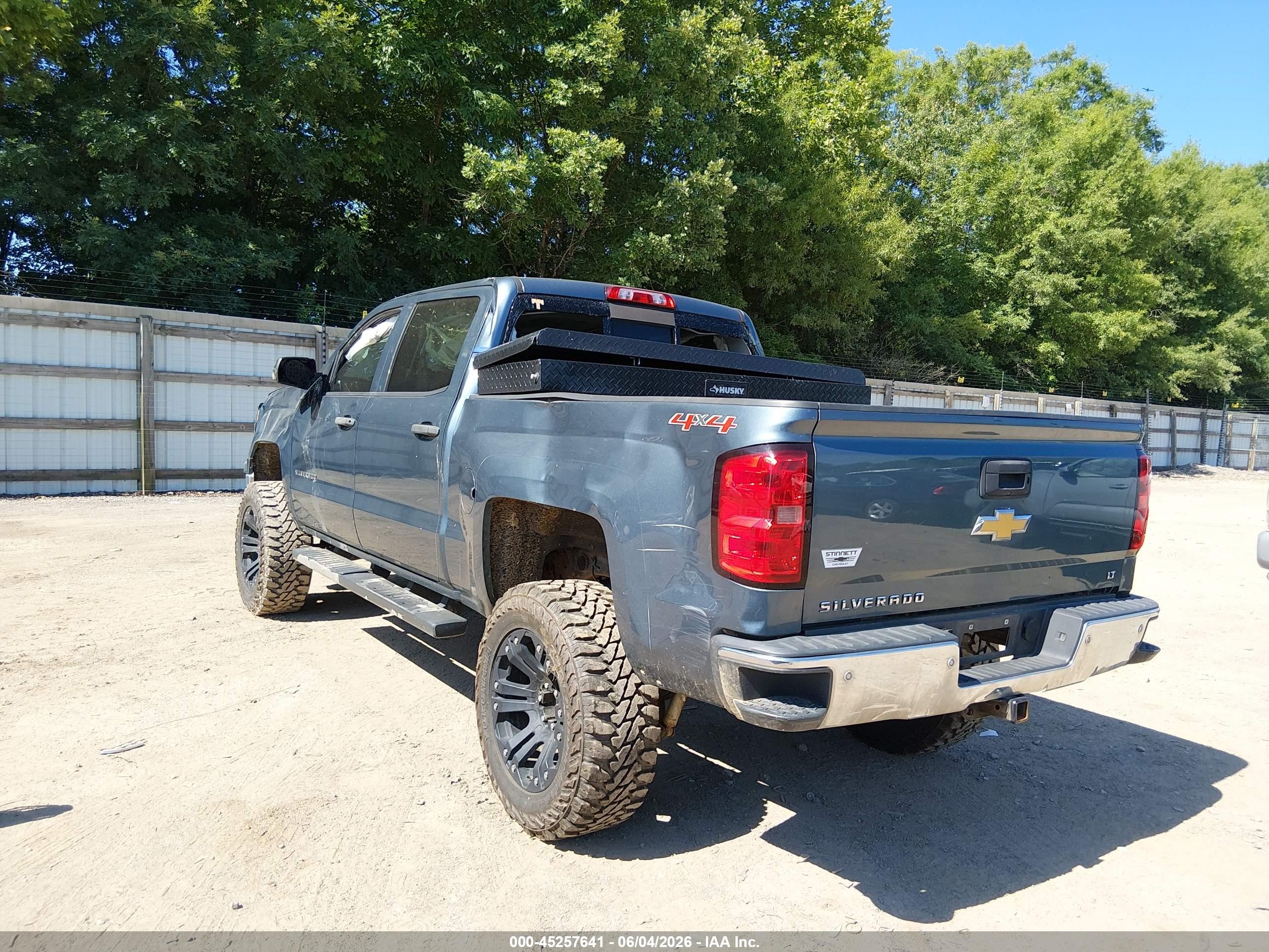2014 Chevrolet Silverado 1500 1lt Blue vin: 3GCUKREC1EG123327