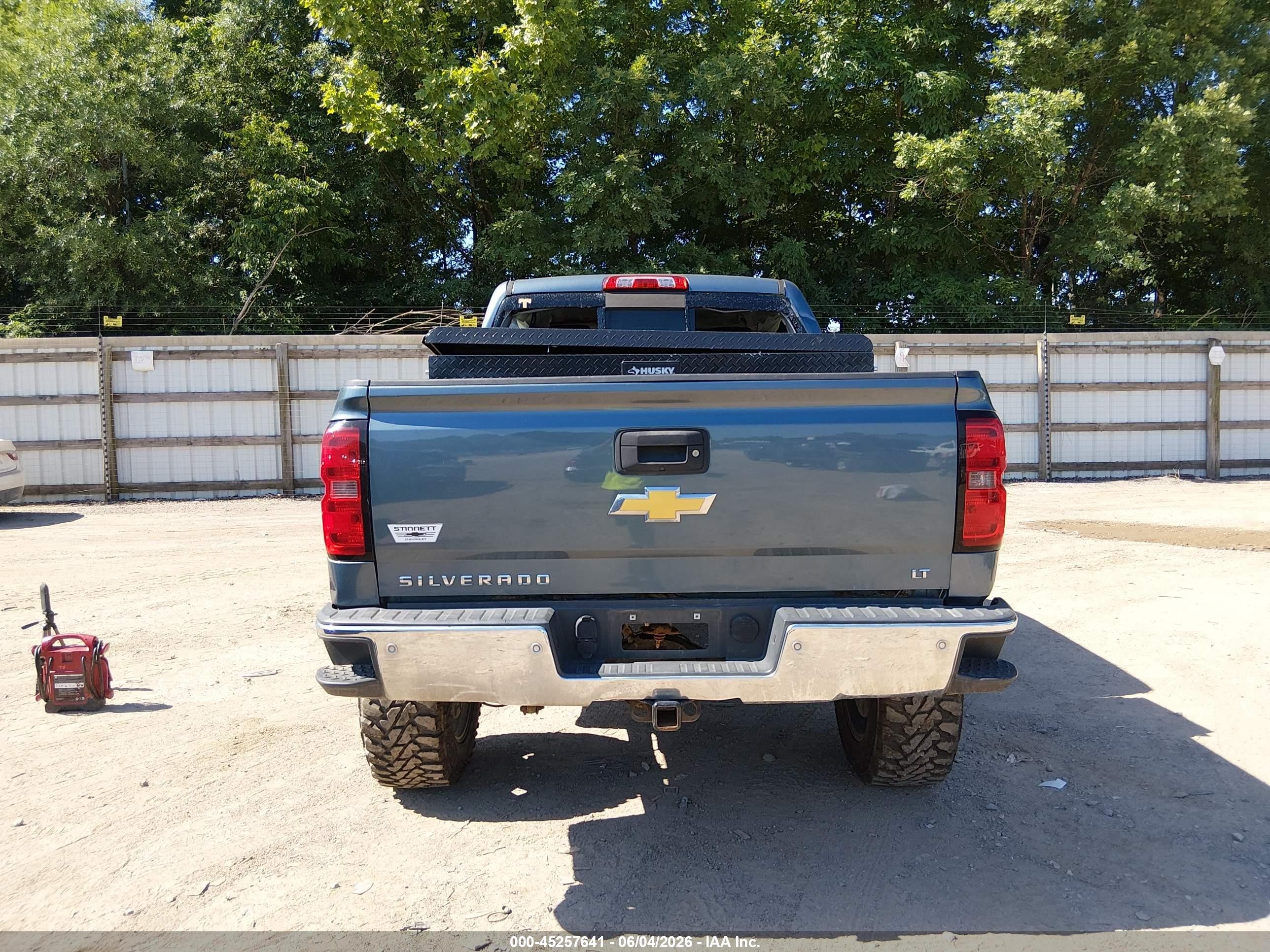 2014 Chevrolet Silverado 1500 1lt Blue vin: 3GCUKREC1EG123327