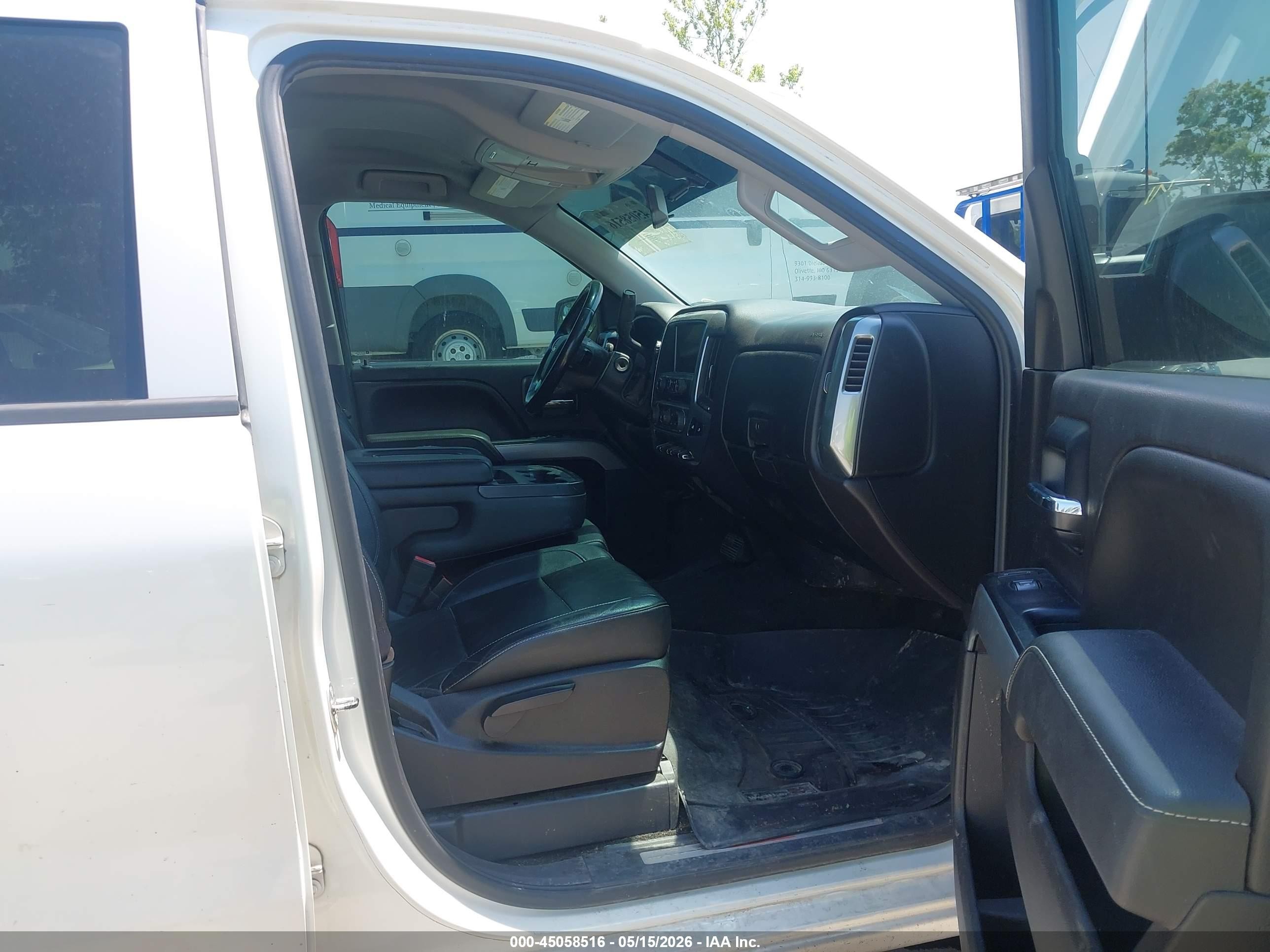 2014 Chevrolet Silverado 1500 2lt White vin: 3GCUKREC1EG158420