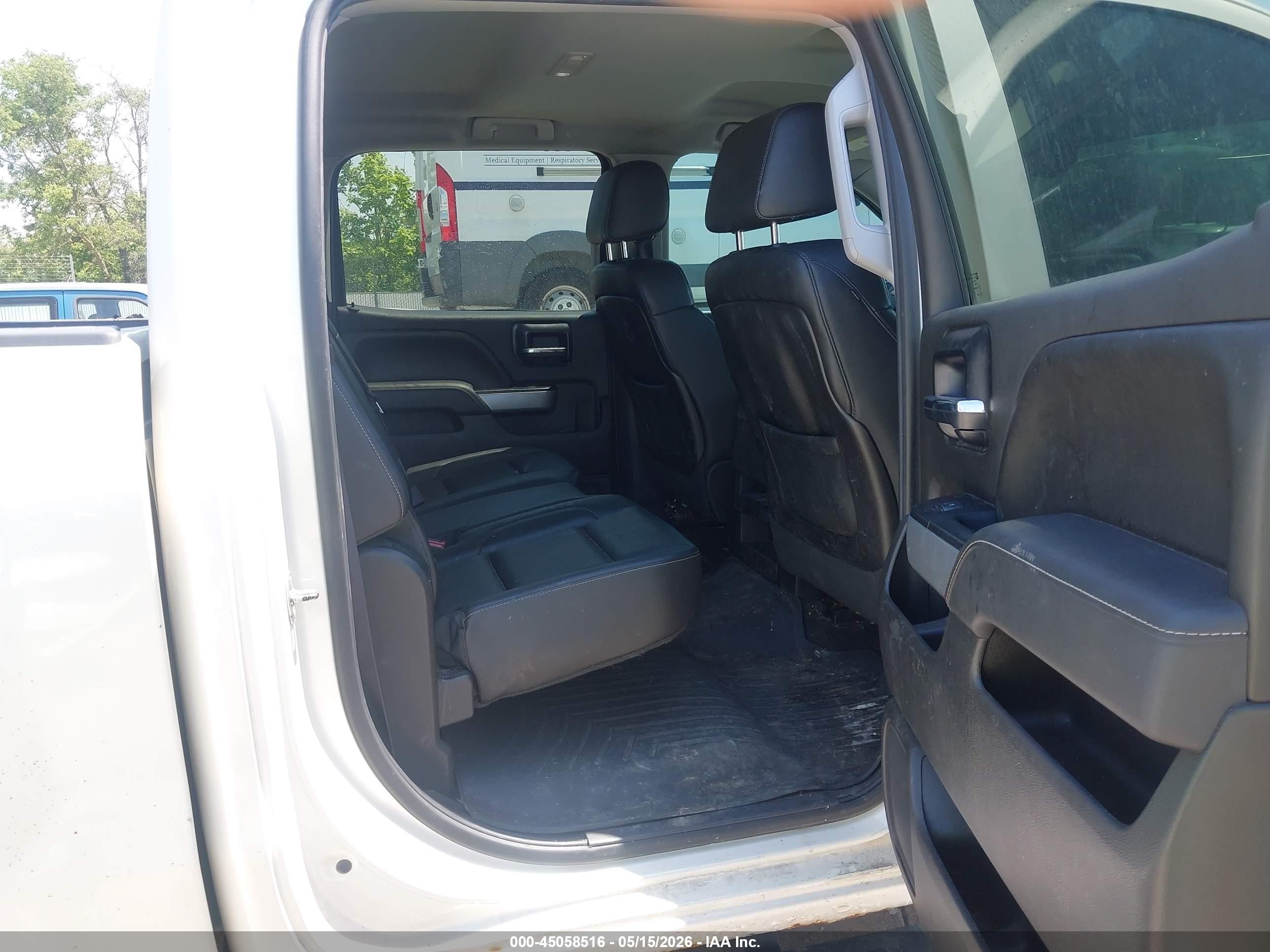 2014 Chevrolet Silverado 1500 2lt White vin: 3GCUKREC1EG158420