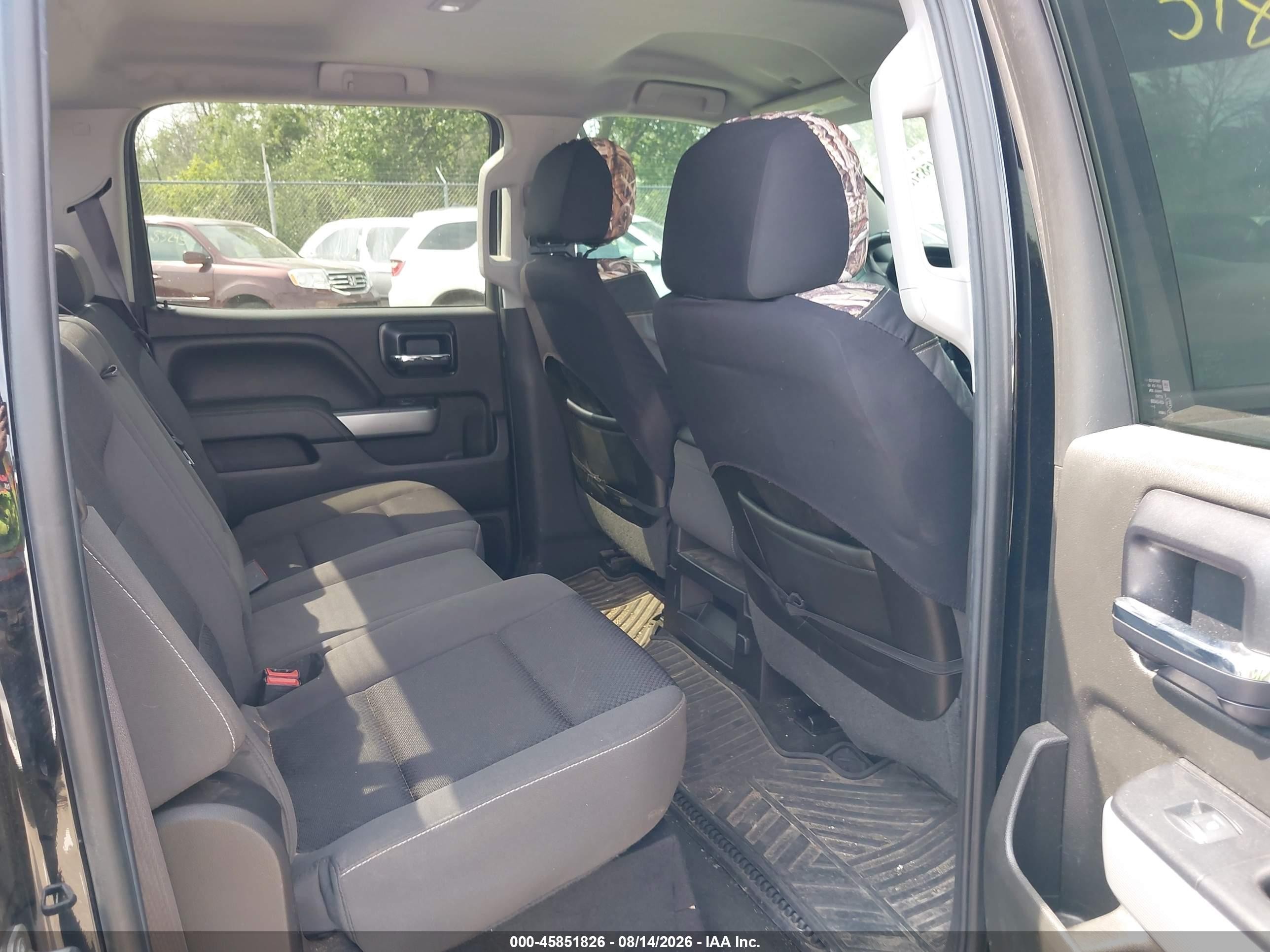 2014 Chevrolet Silverado 1500 Lt Black vin: 3GCUKREC1EG173001