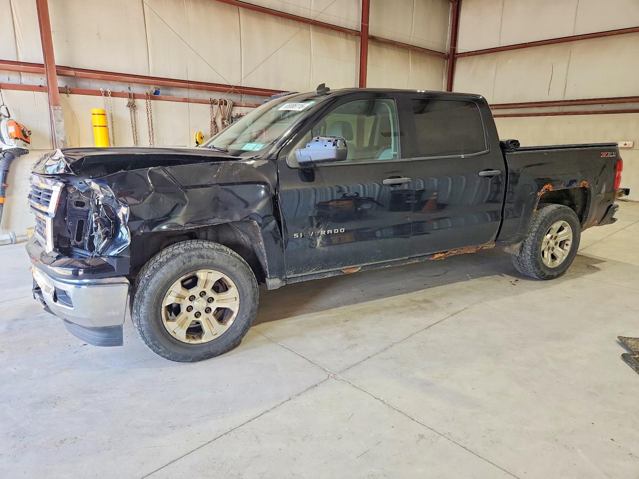2014 Chevrolet Silverado K1500 Lt Black vin: 3GCUKREC1EG220477