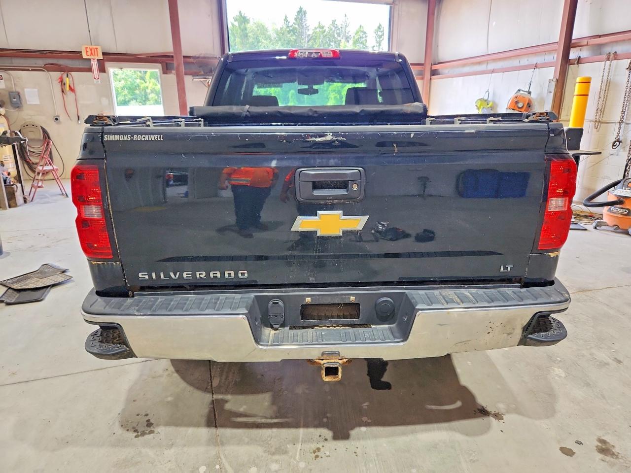 2014 Chevrolet Silverado K1500 Lt Black vin: 3GCUKREC1EG220477