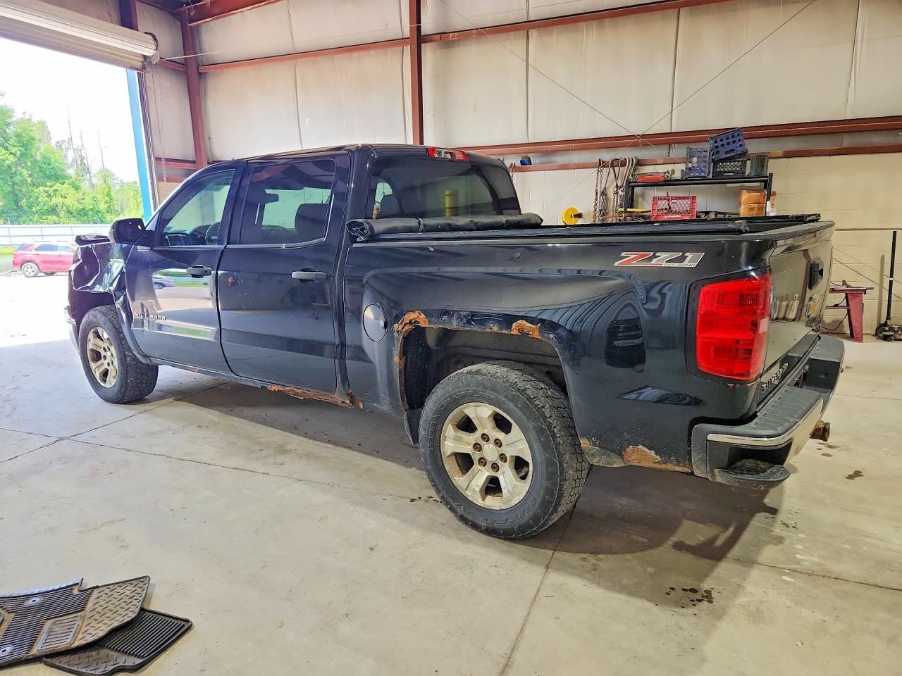 2014 Chevrolet Silverado K1500 Lt Black vin: 3GCUKREC1EG220477