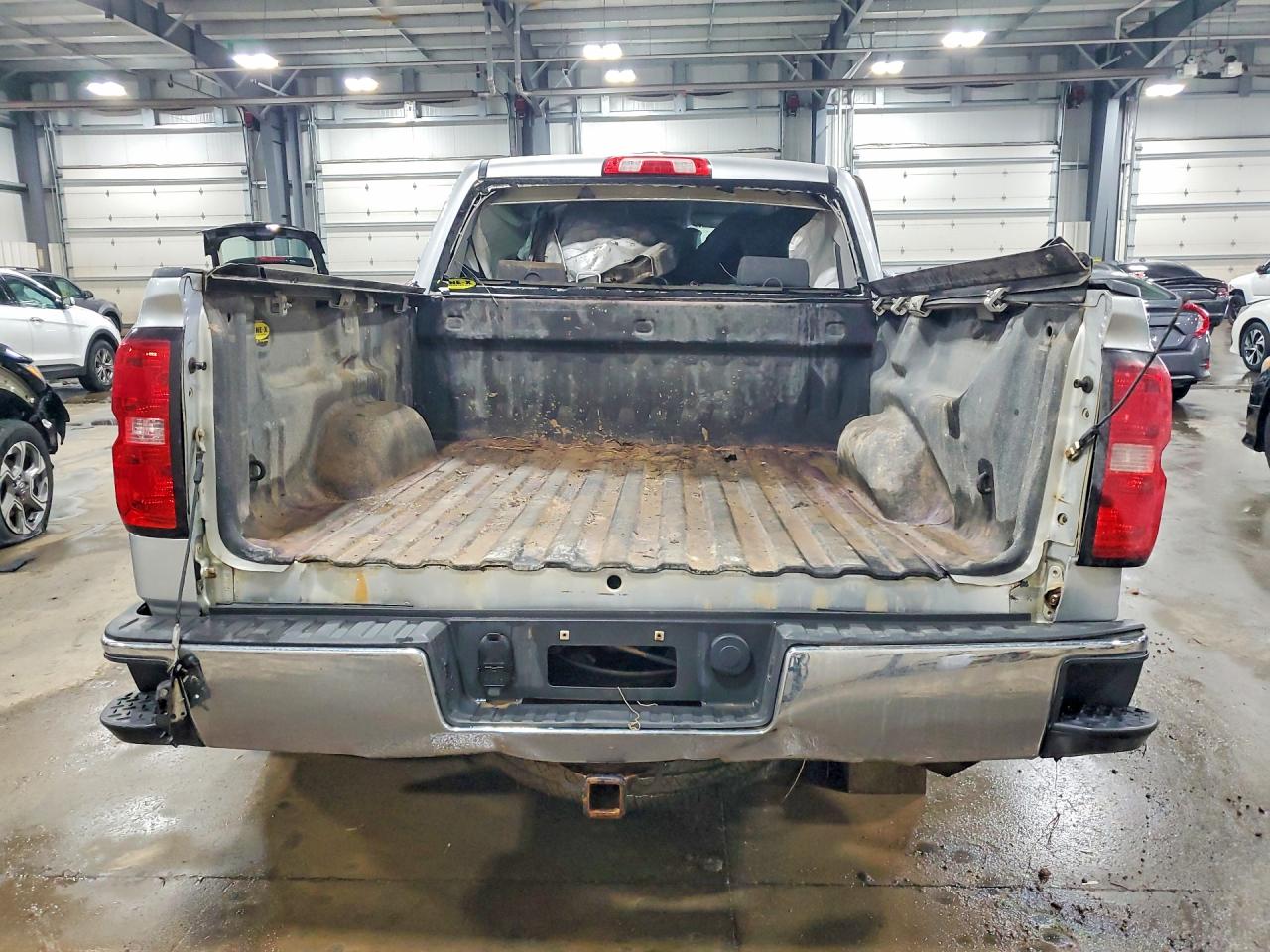 2014 Chevrolet Silverado K1500 Lt Silver vin: 3GCUKREC1EG271543