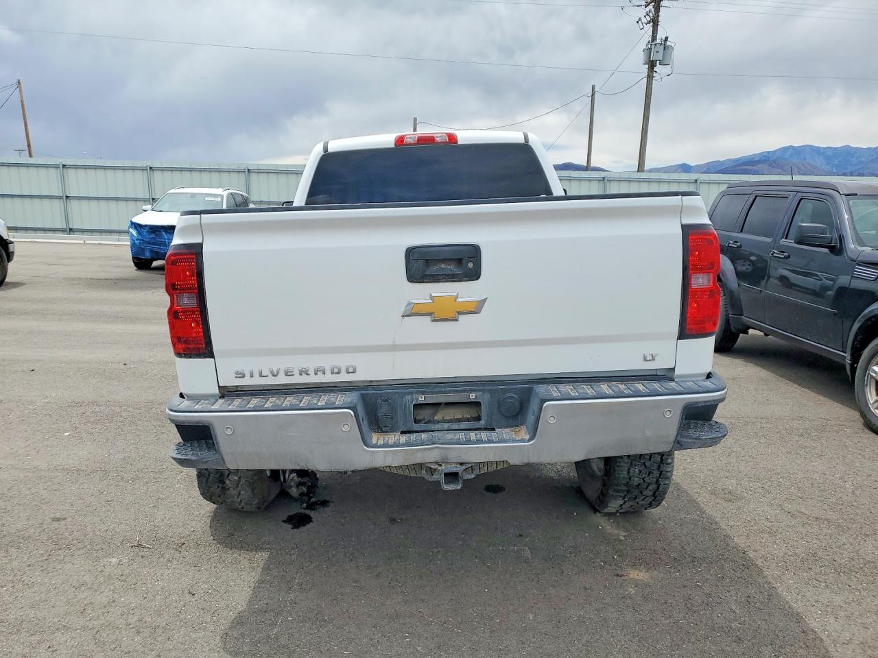 2014 Chevrolet Silverado K1500 Lt Белый vin: 3GCUKREC1EG286172