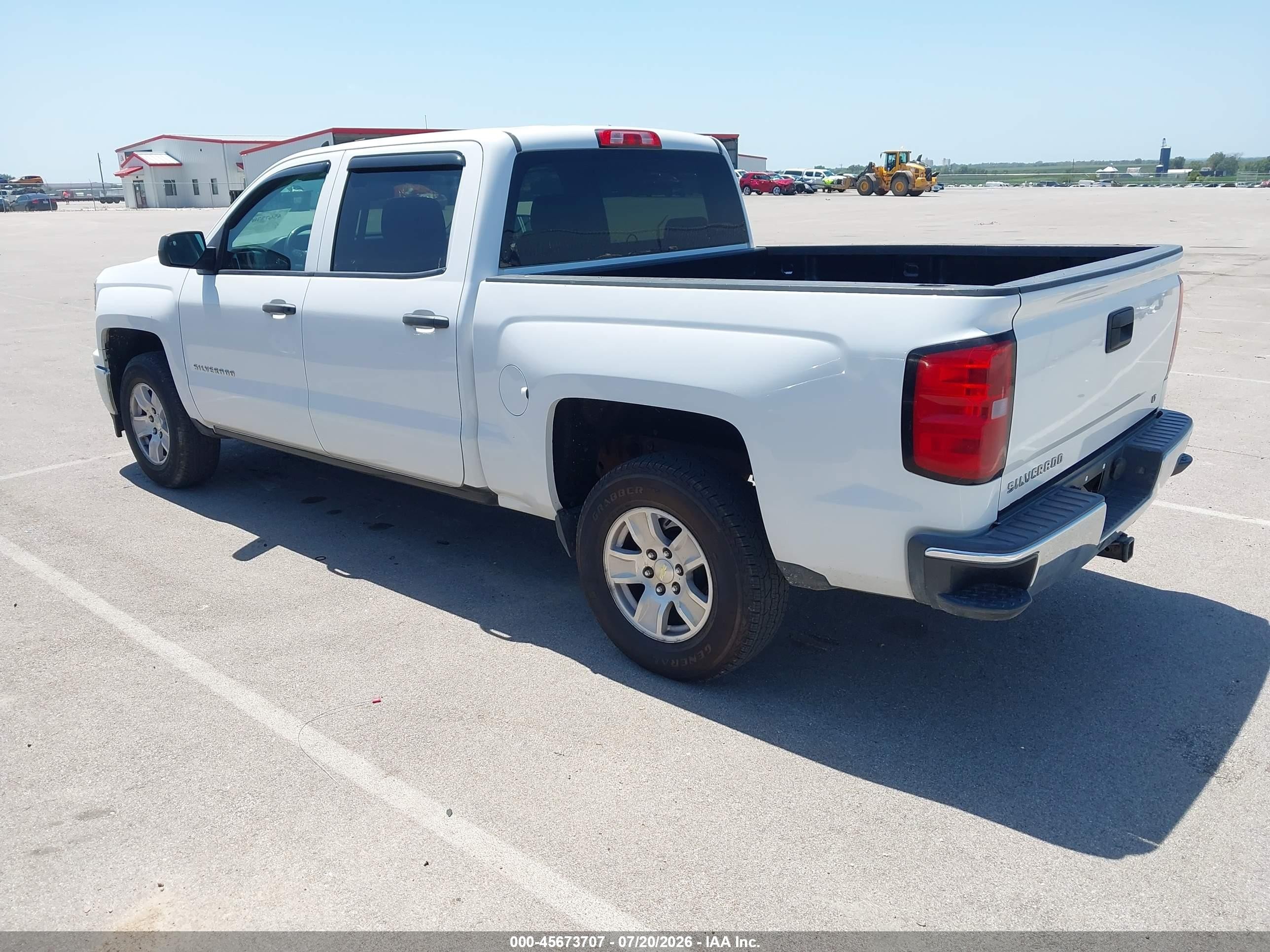 2014 Chevrolet Silverado 1500 Lt Белый vin: 3GCUKREC1EG302080