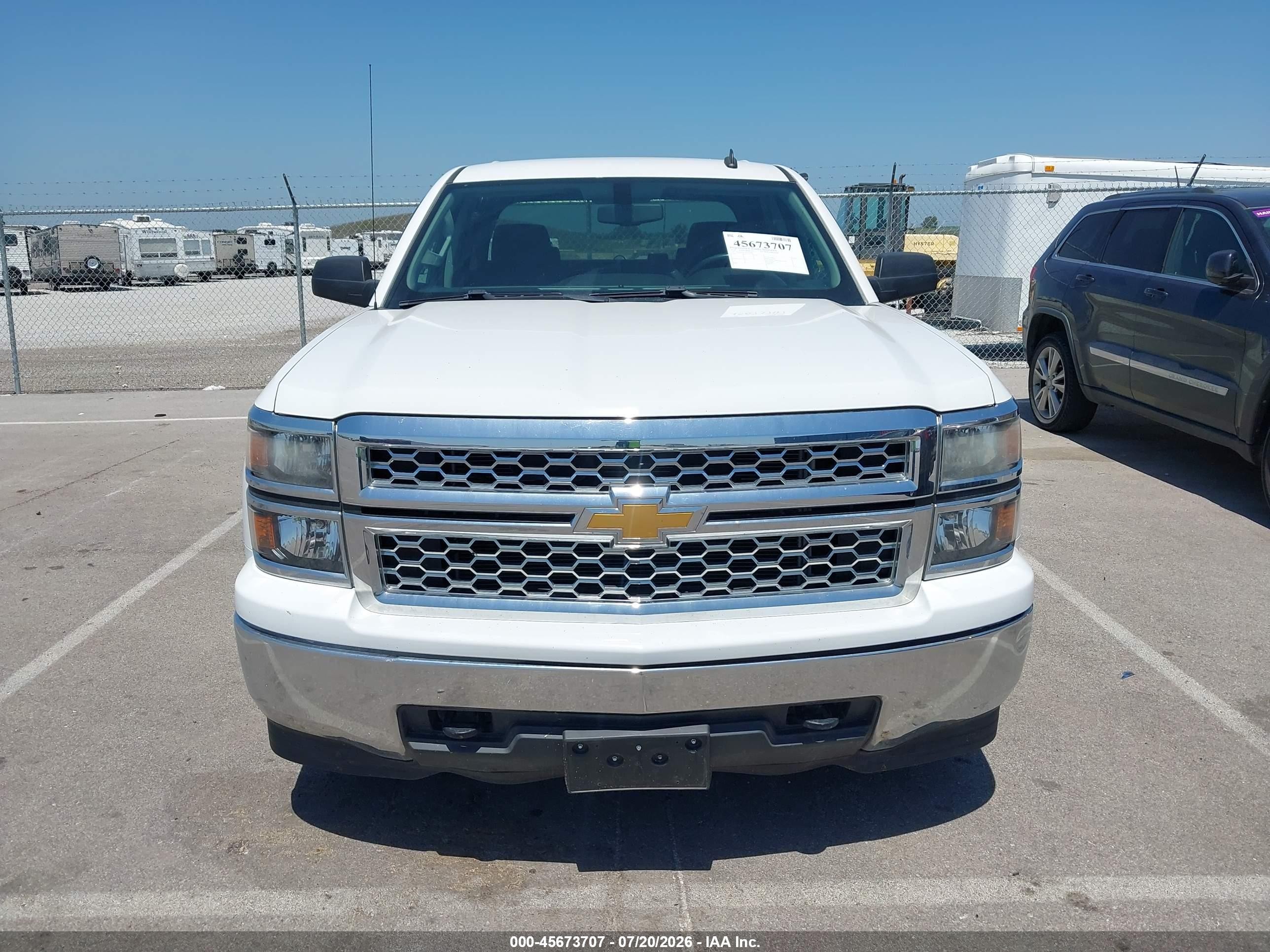 2014 Chevrolet Silverado 1500 Lt Белый vin: 3GCUKREC1EG302080