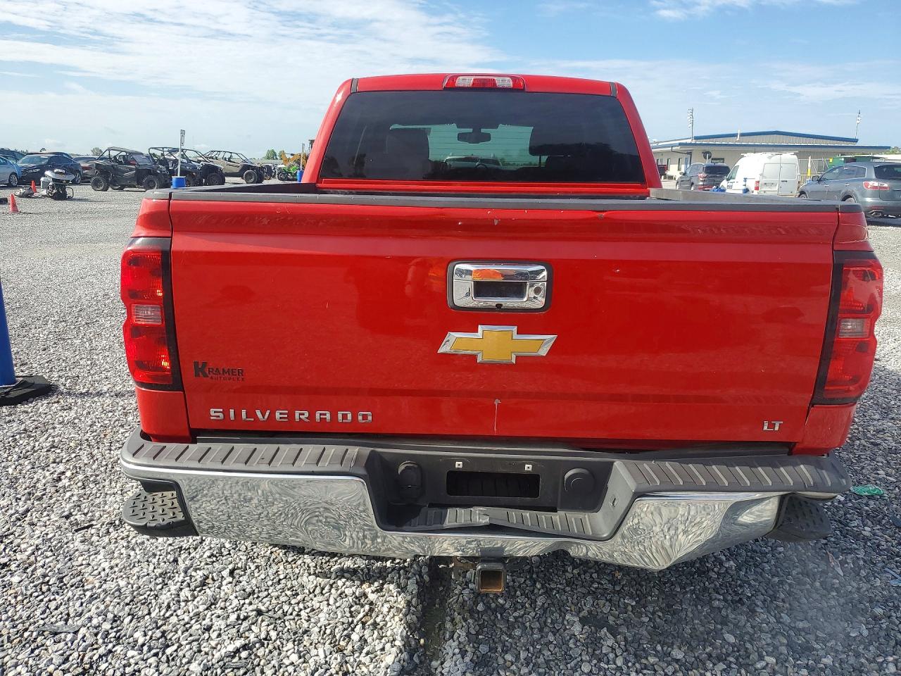 2014 Chevrolet Silverado K1500 Lt Red vin: 3GCUKREC1EG328453