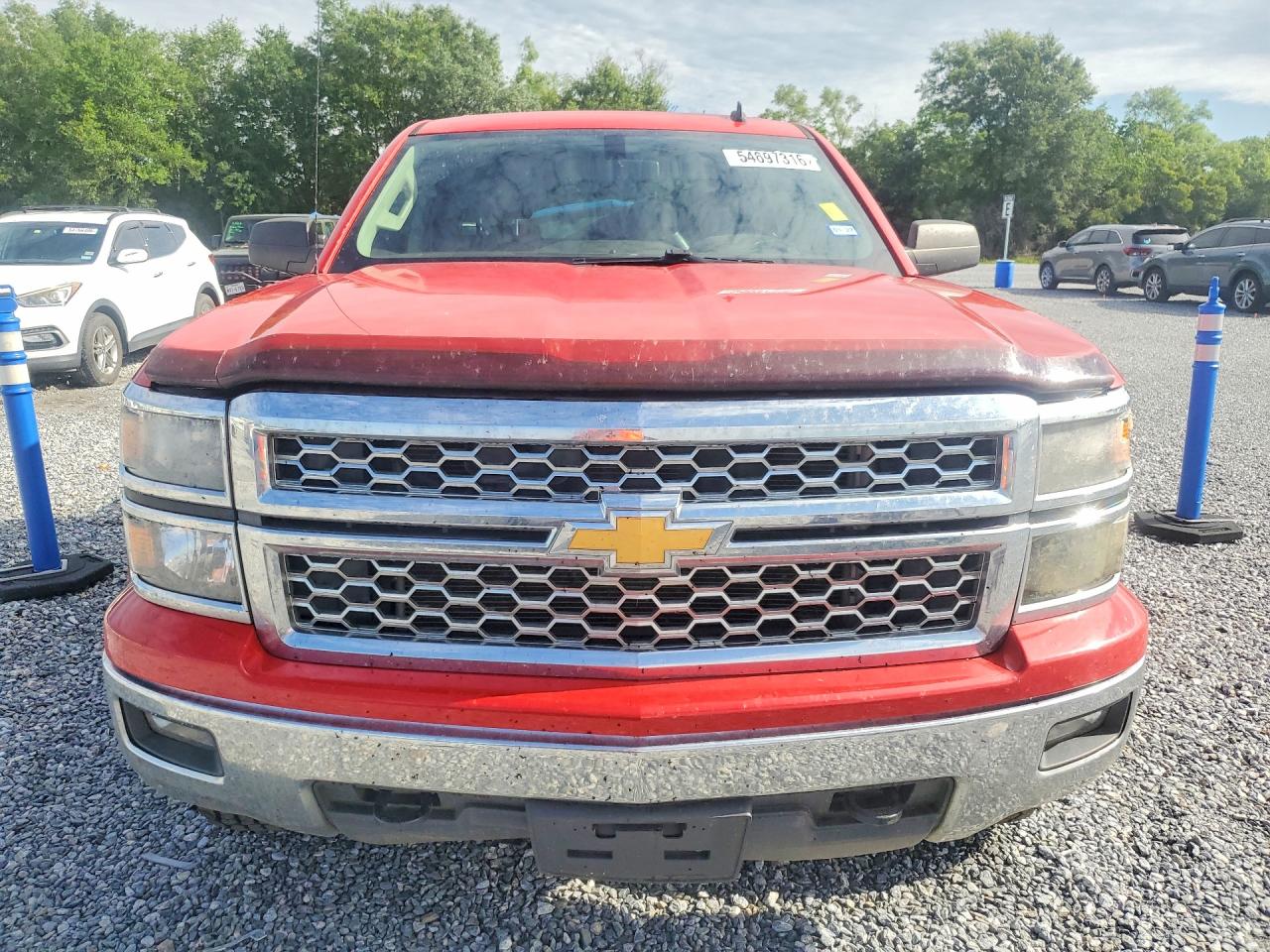 2014 Chevrolet Silverado K1500 Lt Red vin: 3GCUKREC1EG328453