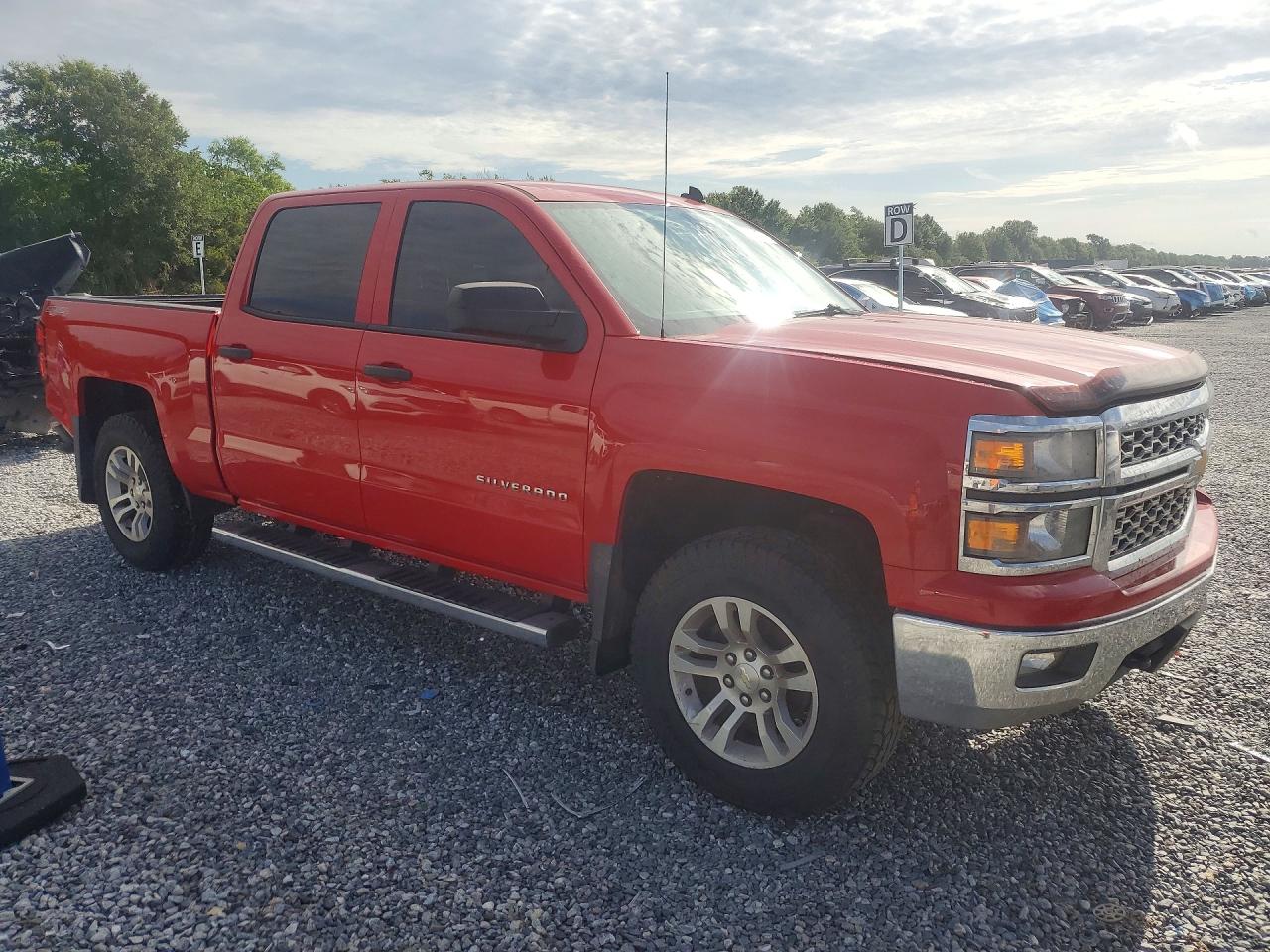 2014 Chevrolet Silverado K1500 Lt Red vin: 3GCUKREC1EG328453
