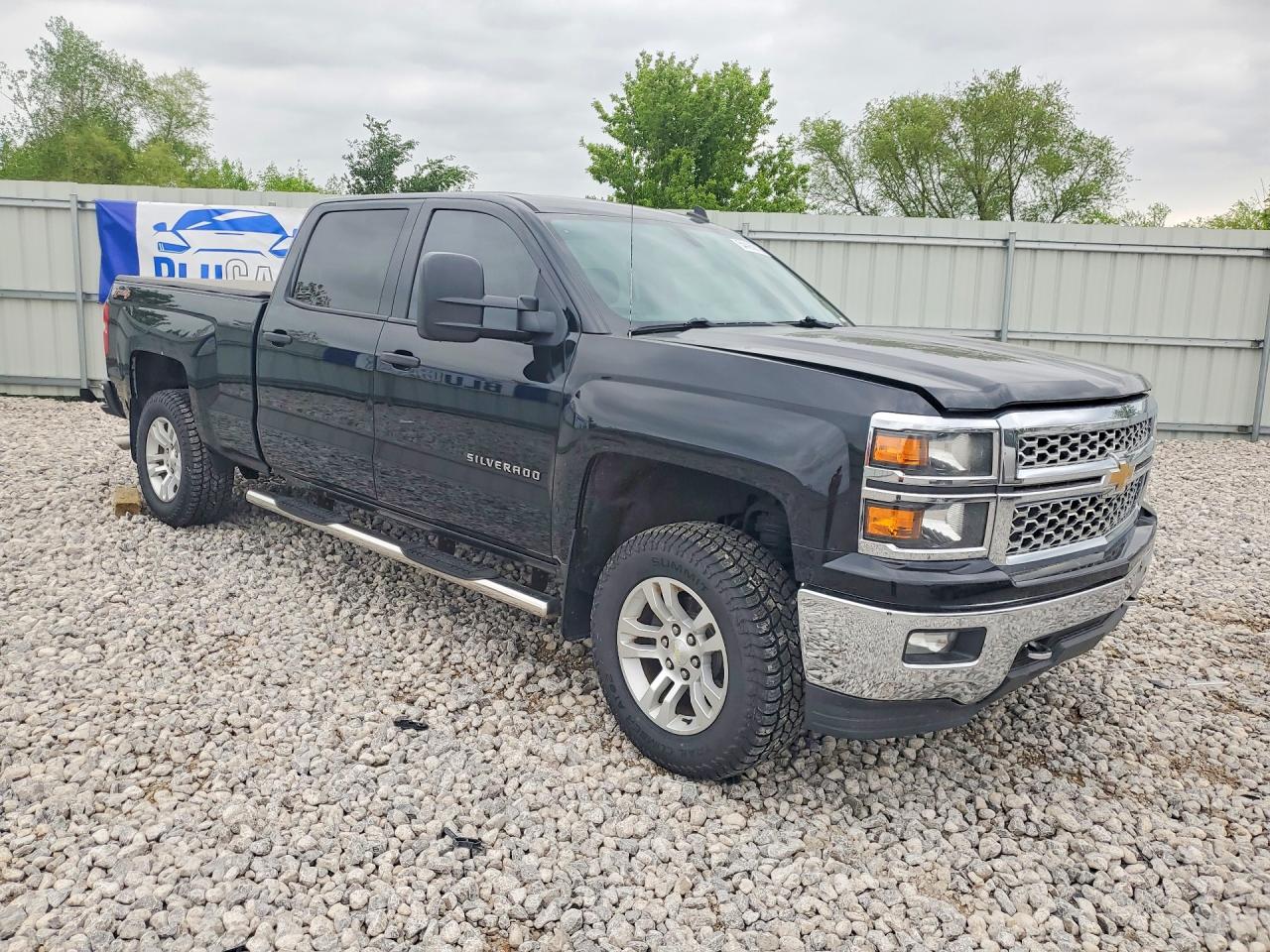 2014 Chevrolet Silverado K1500 Lt Black vin: 3GCUKREC1EG337606