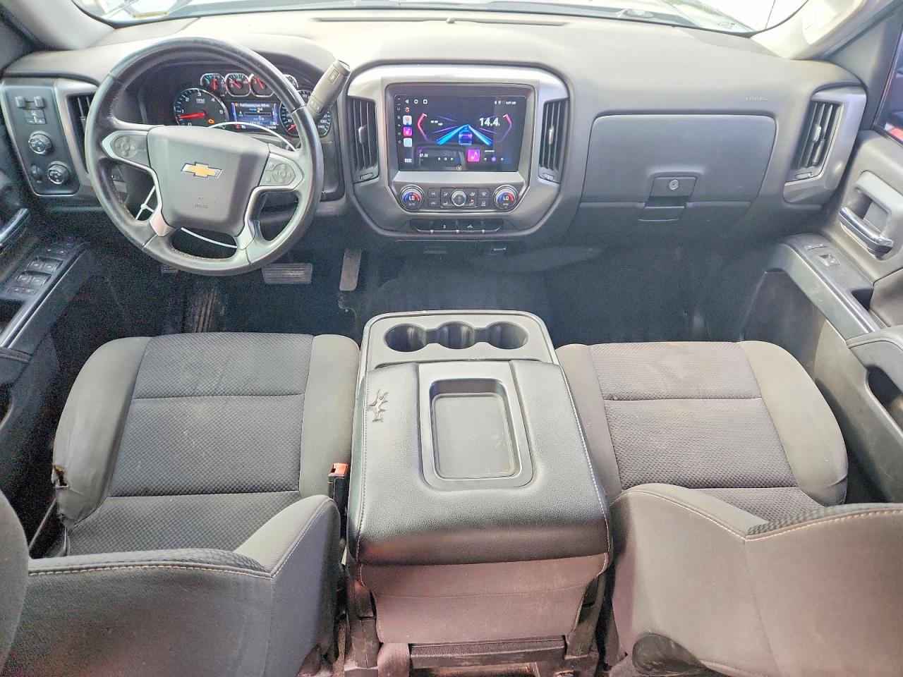 2014 Chevrolet Silverado K1500 Lt Black vin: 3GCUKREC1EG337606