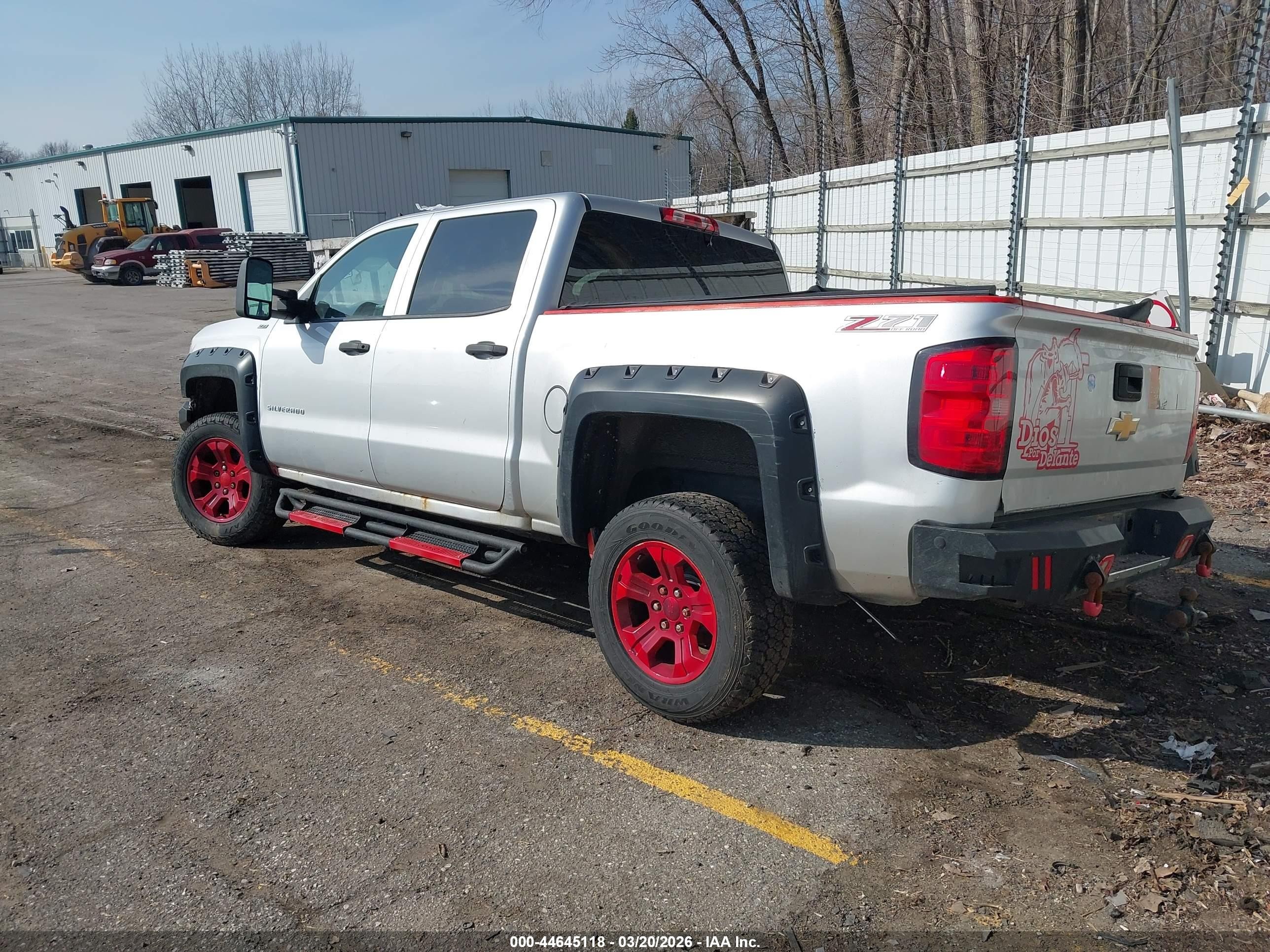 2014 Chevrolet Silverado 1500 2lt Silver vin: 3GCUKREC1EG338061