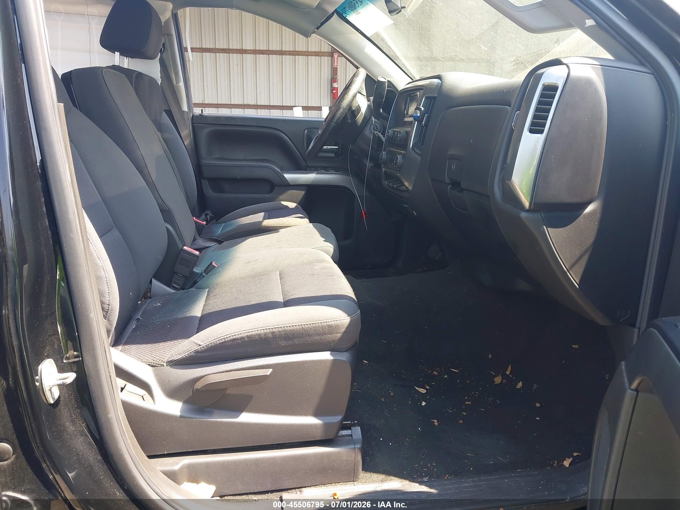 2014 Chevrolet Silverado 1500 Lt Black vin: 3GCUKREC1EG343230