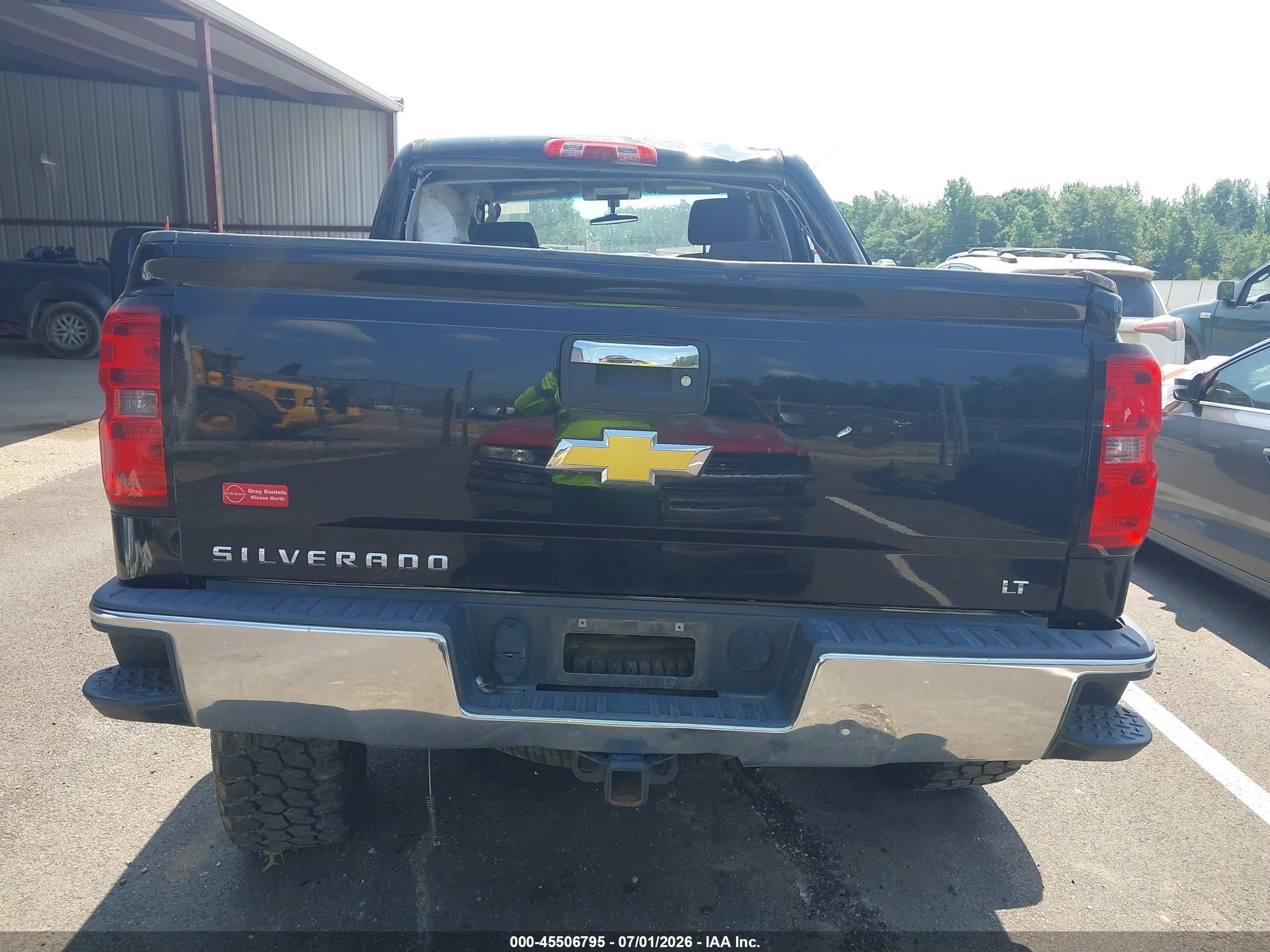 2014 Chevrolet Silverado 1500 Lt Black vin: 3GCUKREC1EG343230