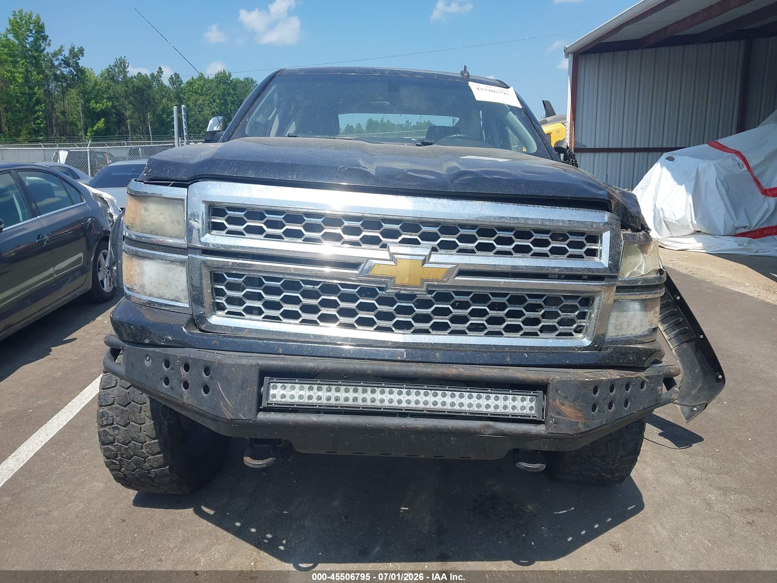 2014 Chevrolet Silverado 1500 Lt Black vin: 3GCUKREC1EG343230
