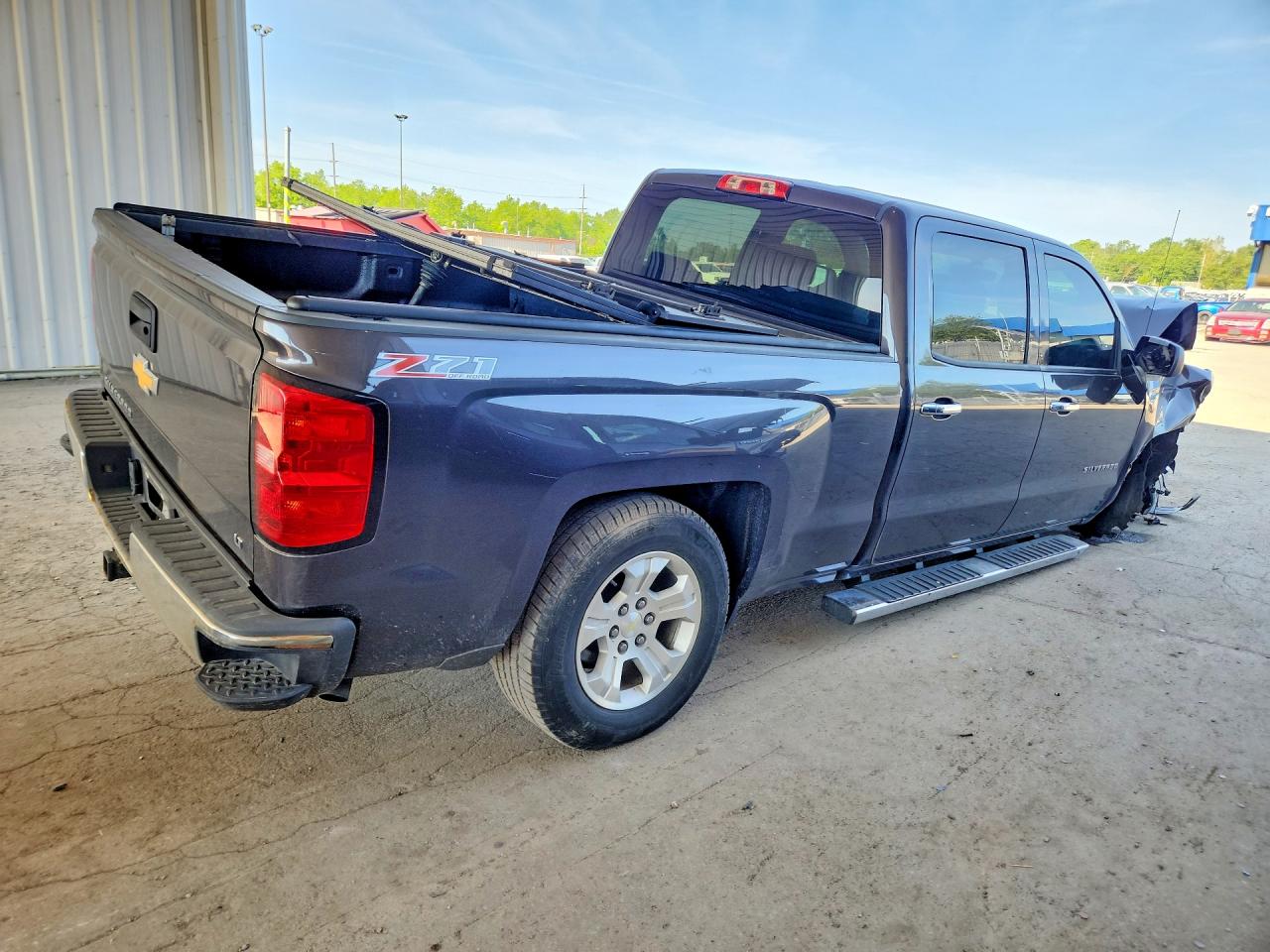 2014 Chevrolet Silverado K1500 Lt Black vin: 3GCUKREC1EG554637