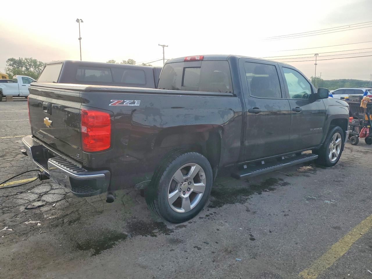 2014 Chevrolet Silverado K1500 Lt Black vin: 3GCUKREC1EG565184