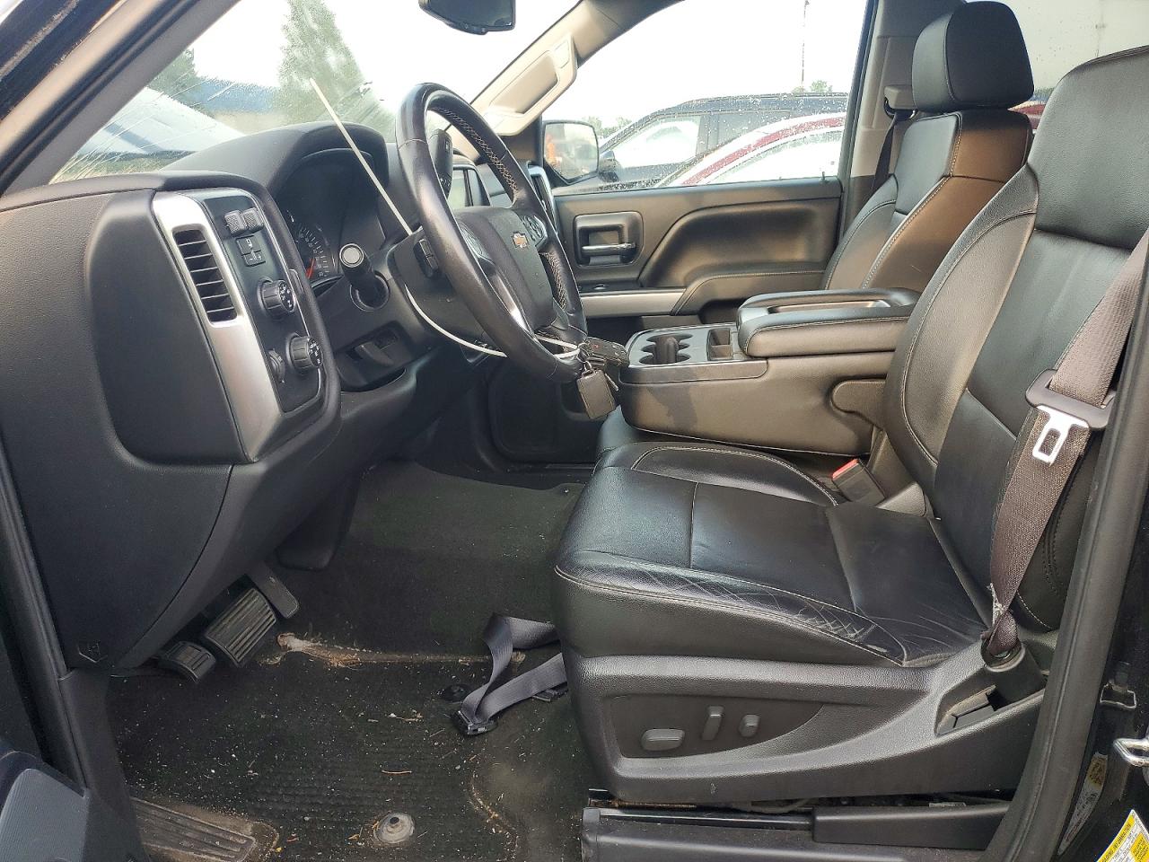 2014 Chevrolet Silverado K1500 Lt Black vin: 3GCUKREC1EG565184