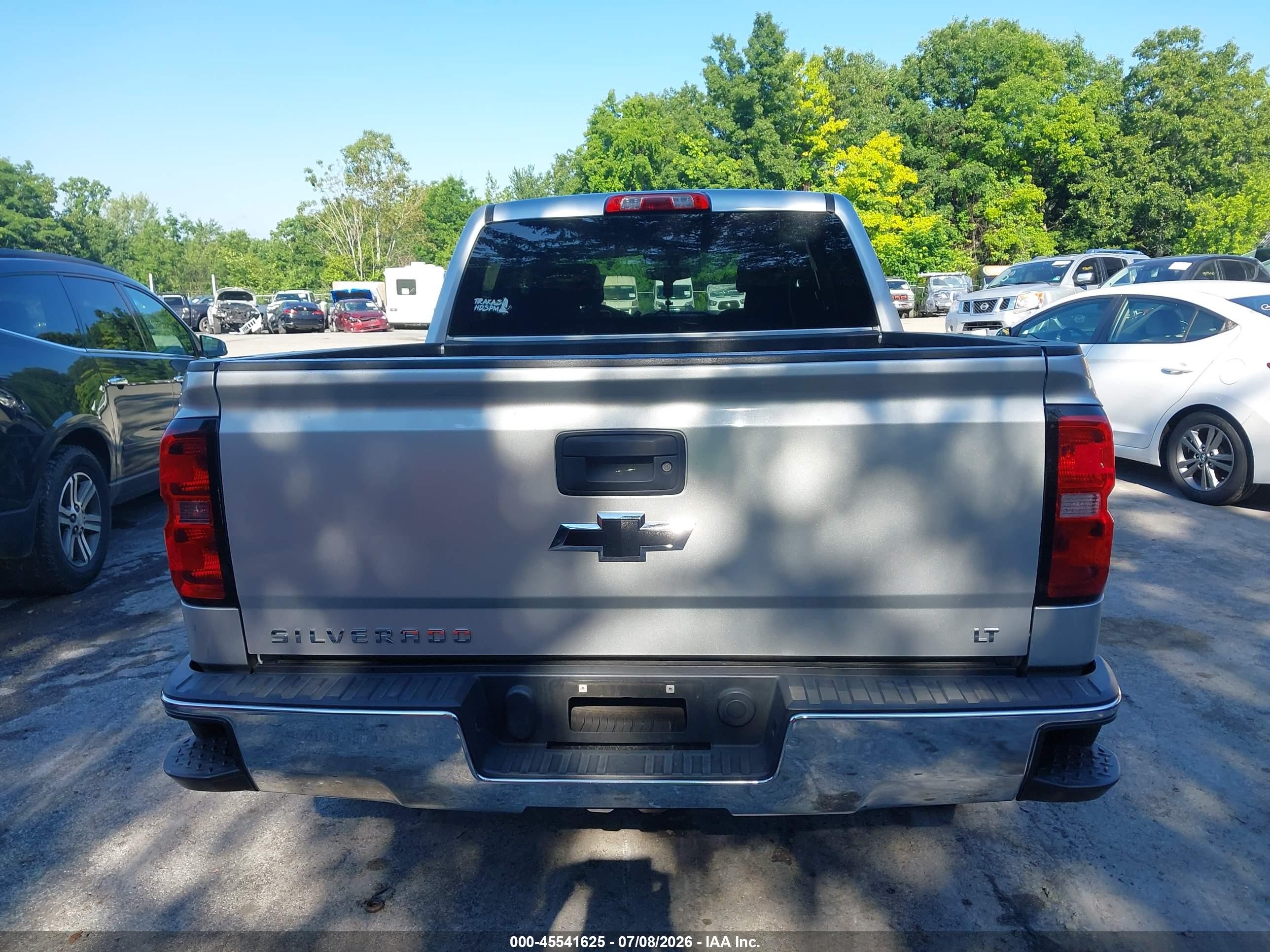 2015 Chevrolet Silverado 1500 Lt Silver vin: 3GCUKREC1FG117190