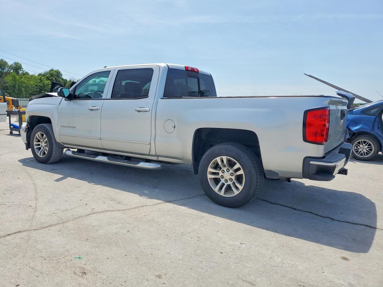 2015 Chevrolet Silverado K1500 Lt Silver vin: 3GCUKREC1FG198059