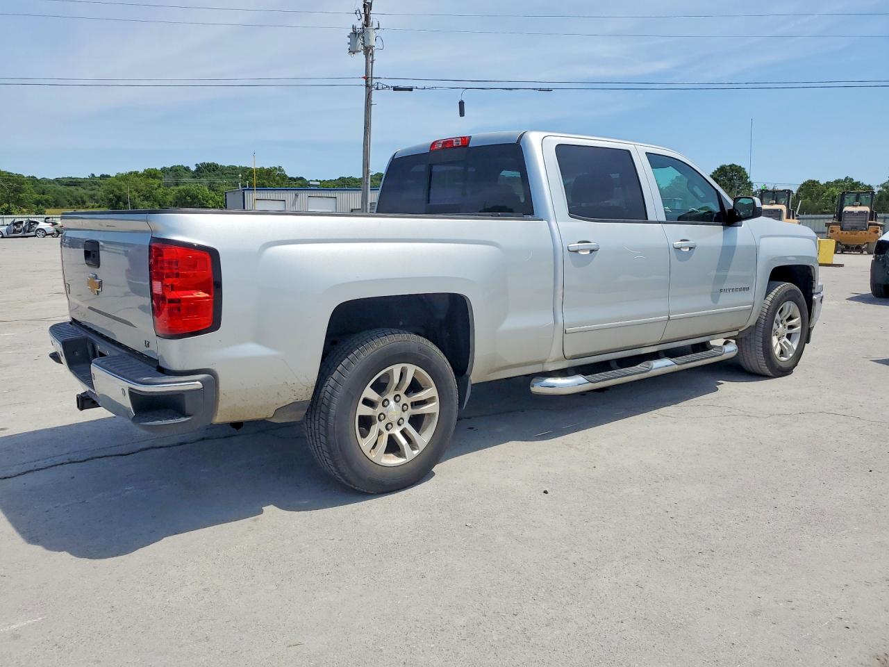 2015 Chevrolet Silverado K1500 Lt Silver vin: 3GCUKREC1FG198059