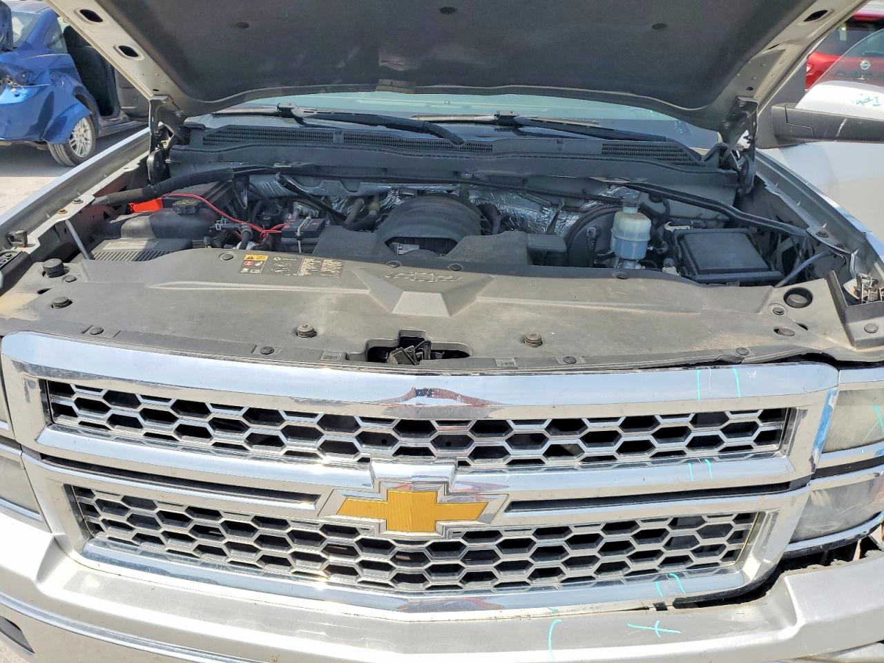 2015 Chevrolet Silverado K1500 Lt Silver vin: 3GCUKREC1FG198059