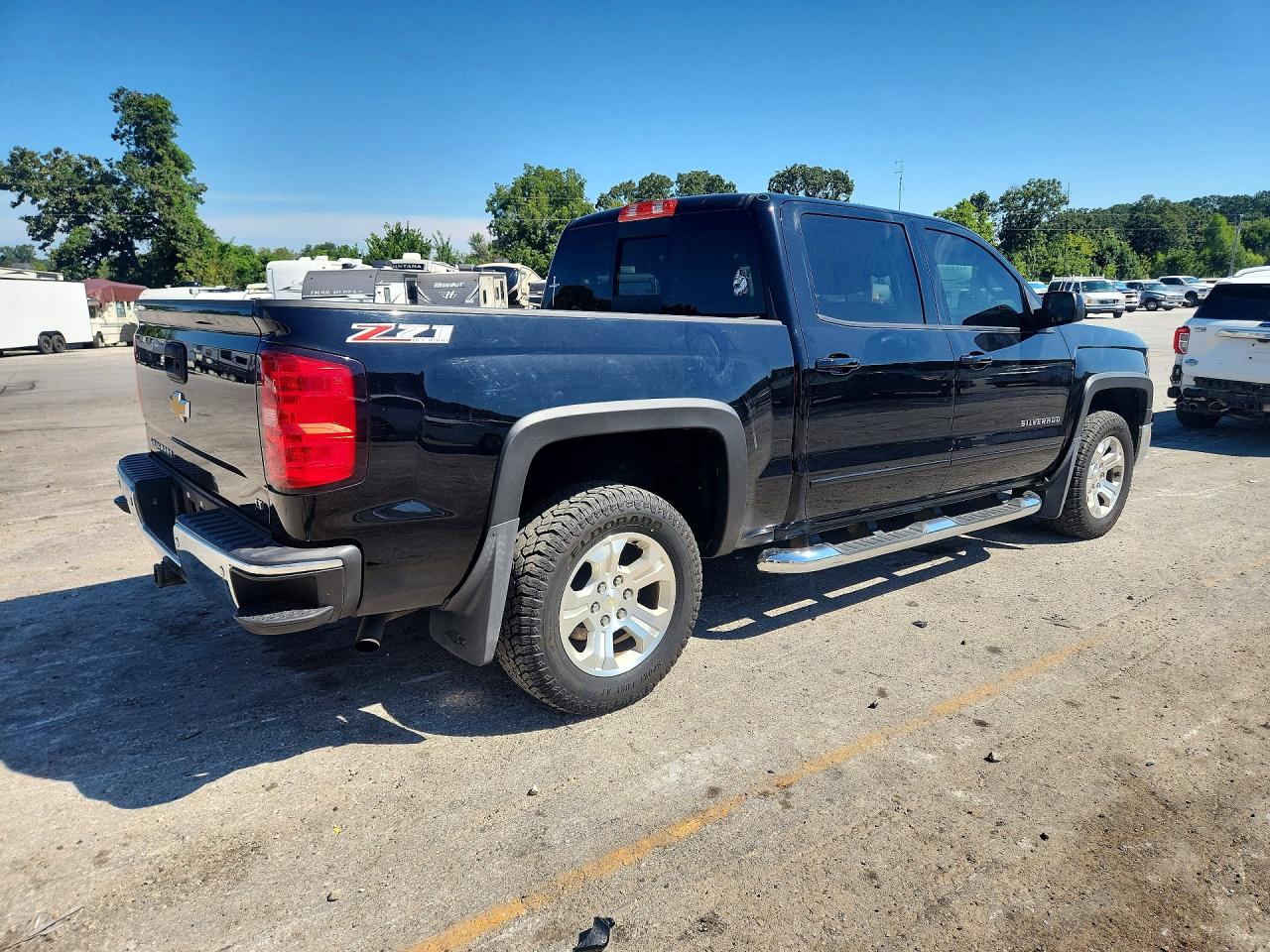 2015 Chevrolet Silverado K1500 Lt Black vin: 3GCUKREC1FG214129
