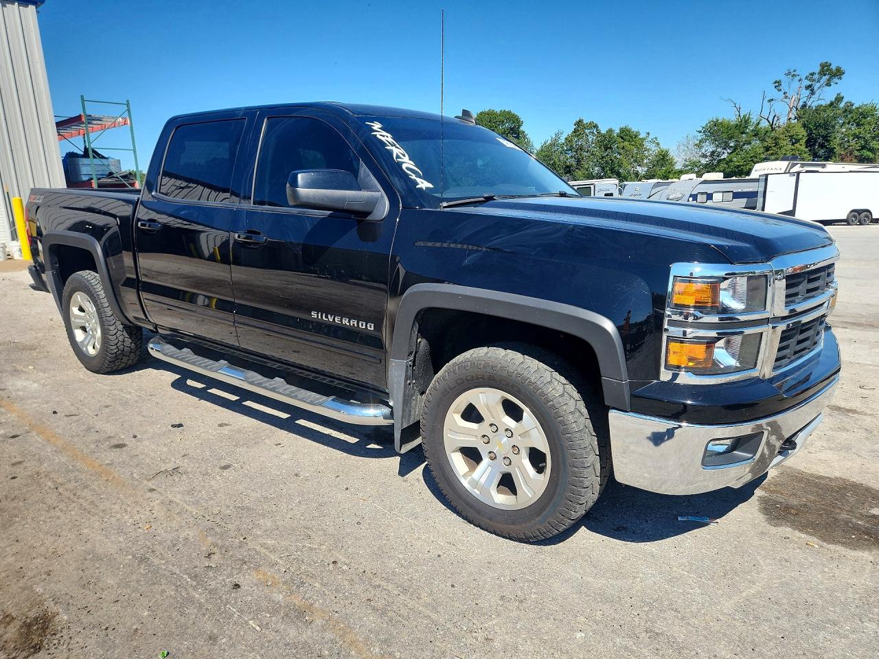 2015 Chevrolet Silverado K1500 Lt Black vin: 3GCUKREC1FG214129
