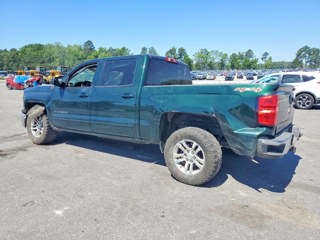 2015 Chevrolet Silverado K1500 Lt Green vin: 3GCUKREC1FG264061