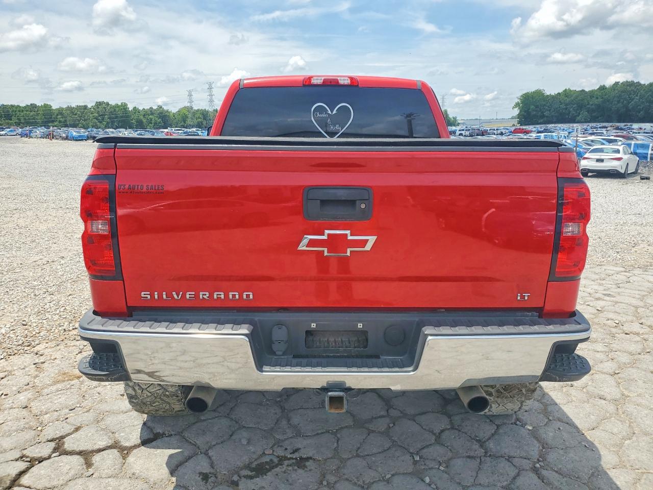 2015 Chevrolet Silverado K1500 Lt Red vin: 3GCUKREC1FG283130