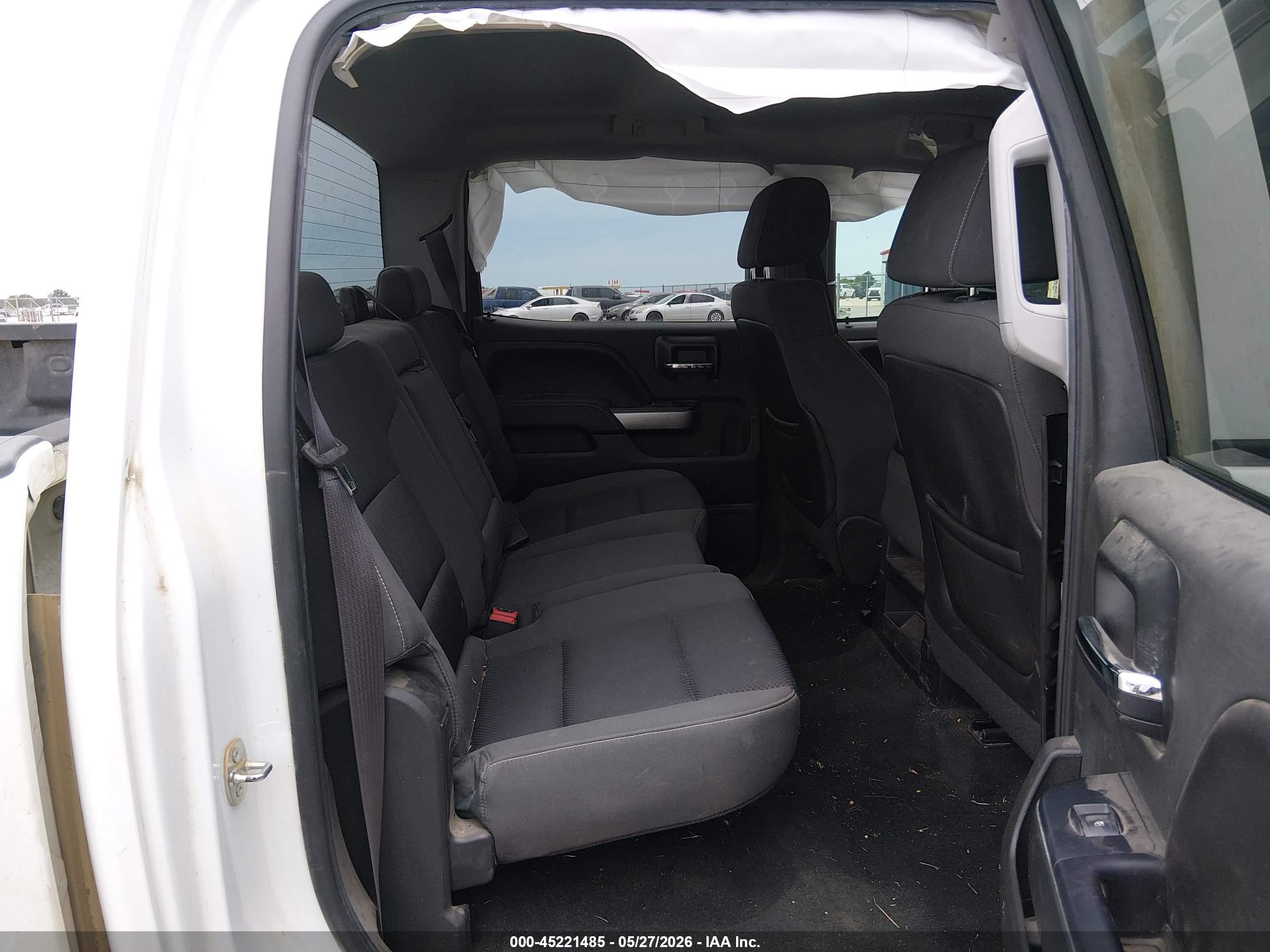 2015 Chevrolet Silverado 1500 1lt White vin: 3GCUKREC1FG320662