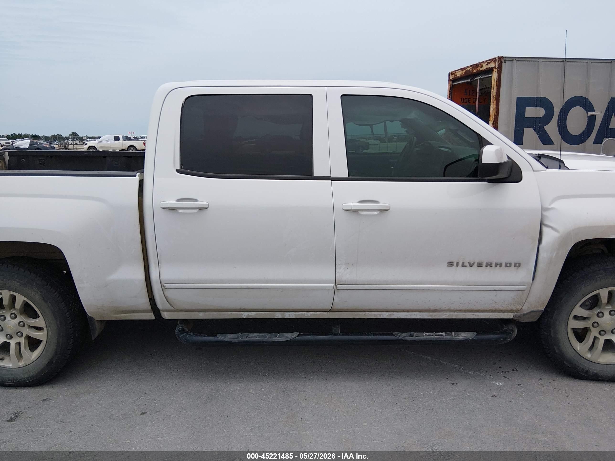 2015 Chevrolet Silverado 1500 1lt White vin: 3GCUKREC1FG320662