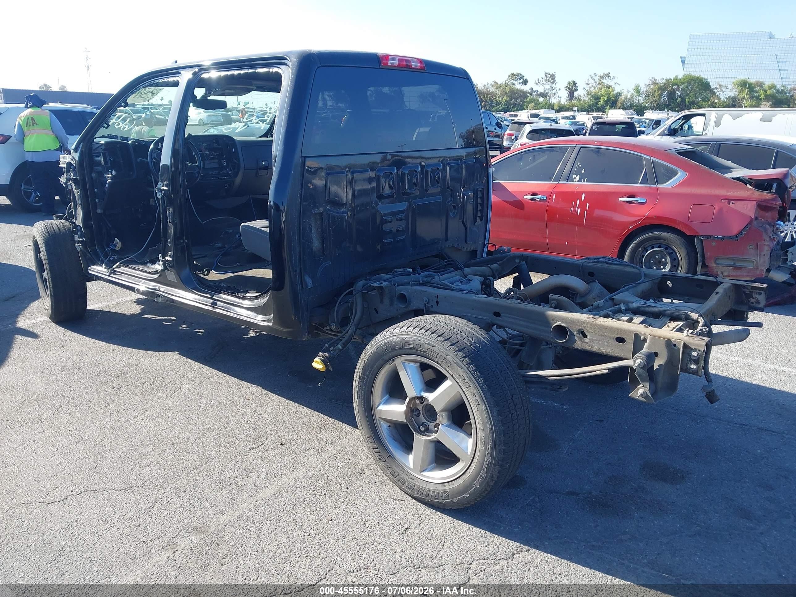 2015 Chevrolet Silverado 1500 Lt Black vin: 3GCUKREC1FG378514