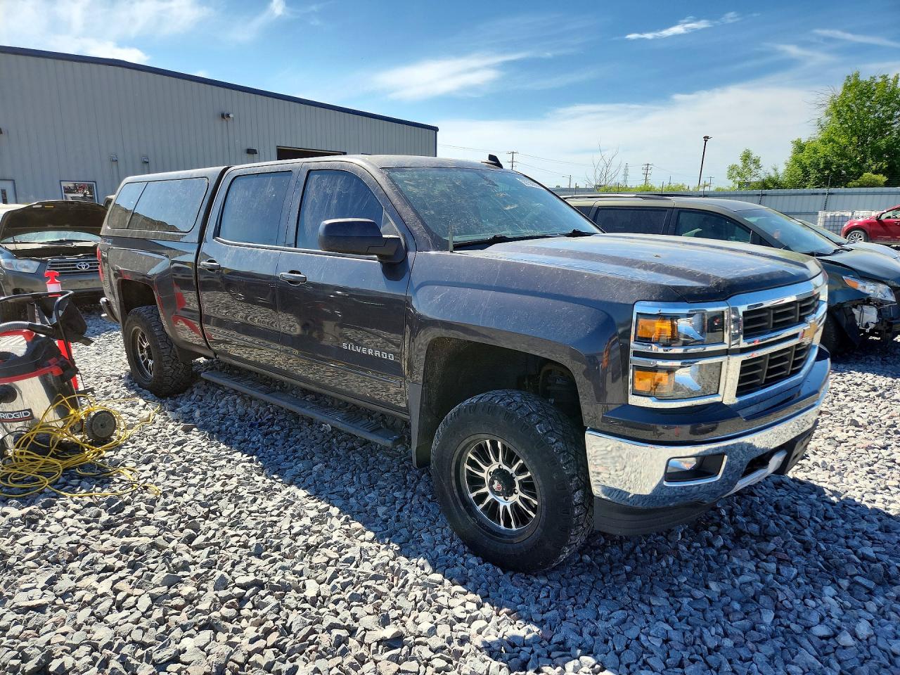 2015 Chevrolet Silverado K1500 Lt Gray vin: 3GCUKREC1FG430143