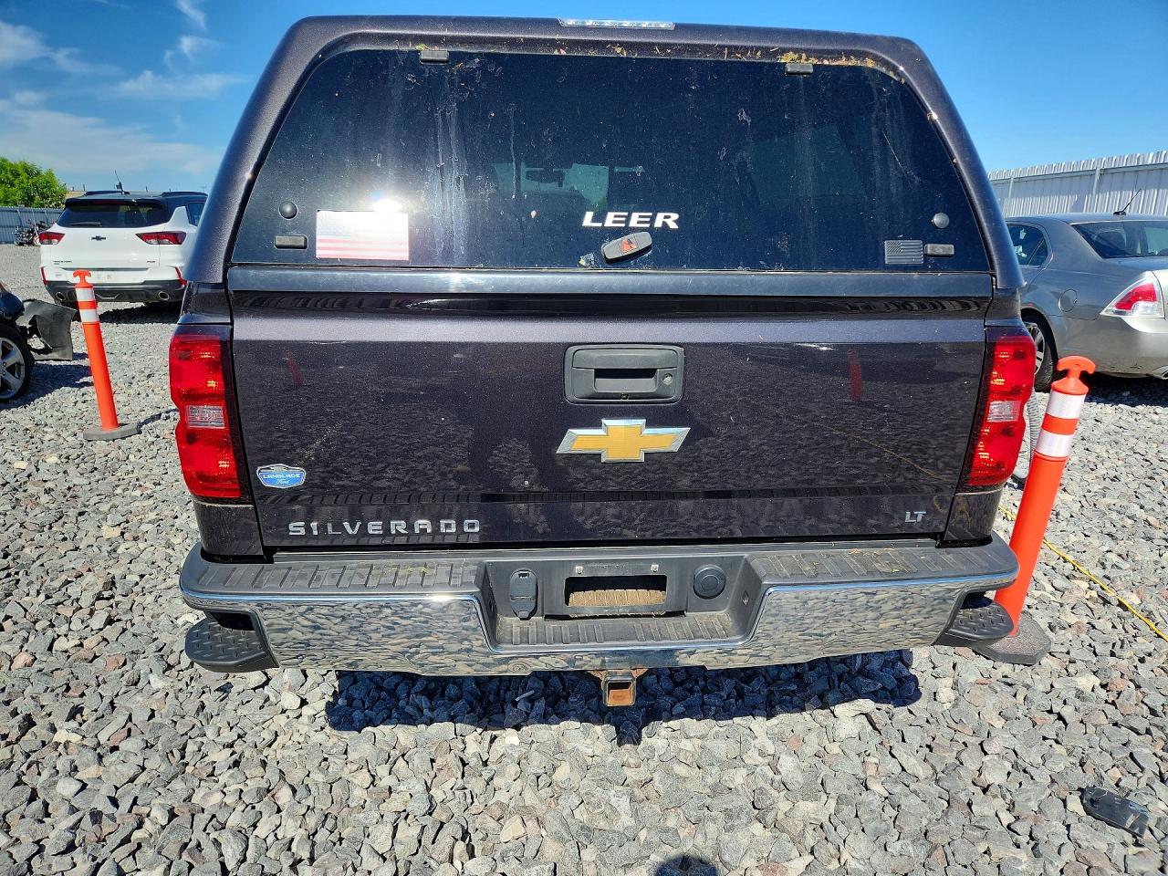 2015 Chevrolet Silverado K1500 Lt Gray vin: 3GCUKREC1FG430143