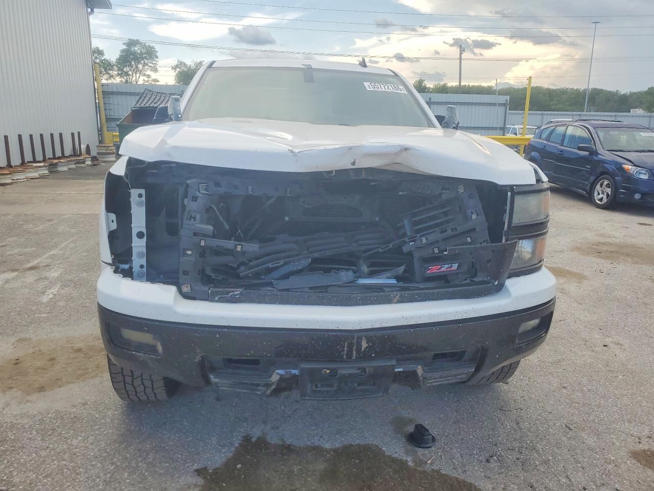 2014 Chevrolet Silverado K1500 Lt White vin: 3GCUKREC2EG103460