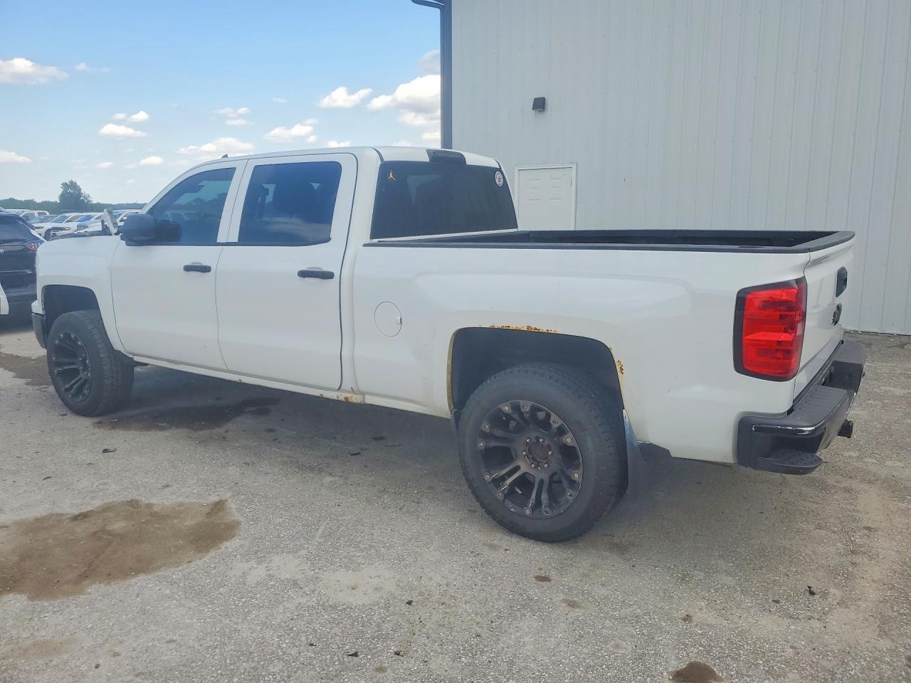 2014 Chevrolet Silverado K1500 Lt White vin: 3GCUKREC2EG103460