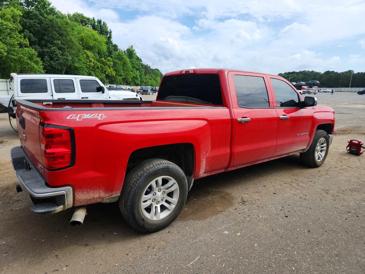 2014 Chevrolet Silverado K1500 Lt Red vin: 3GCUKREC2EG162444